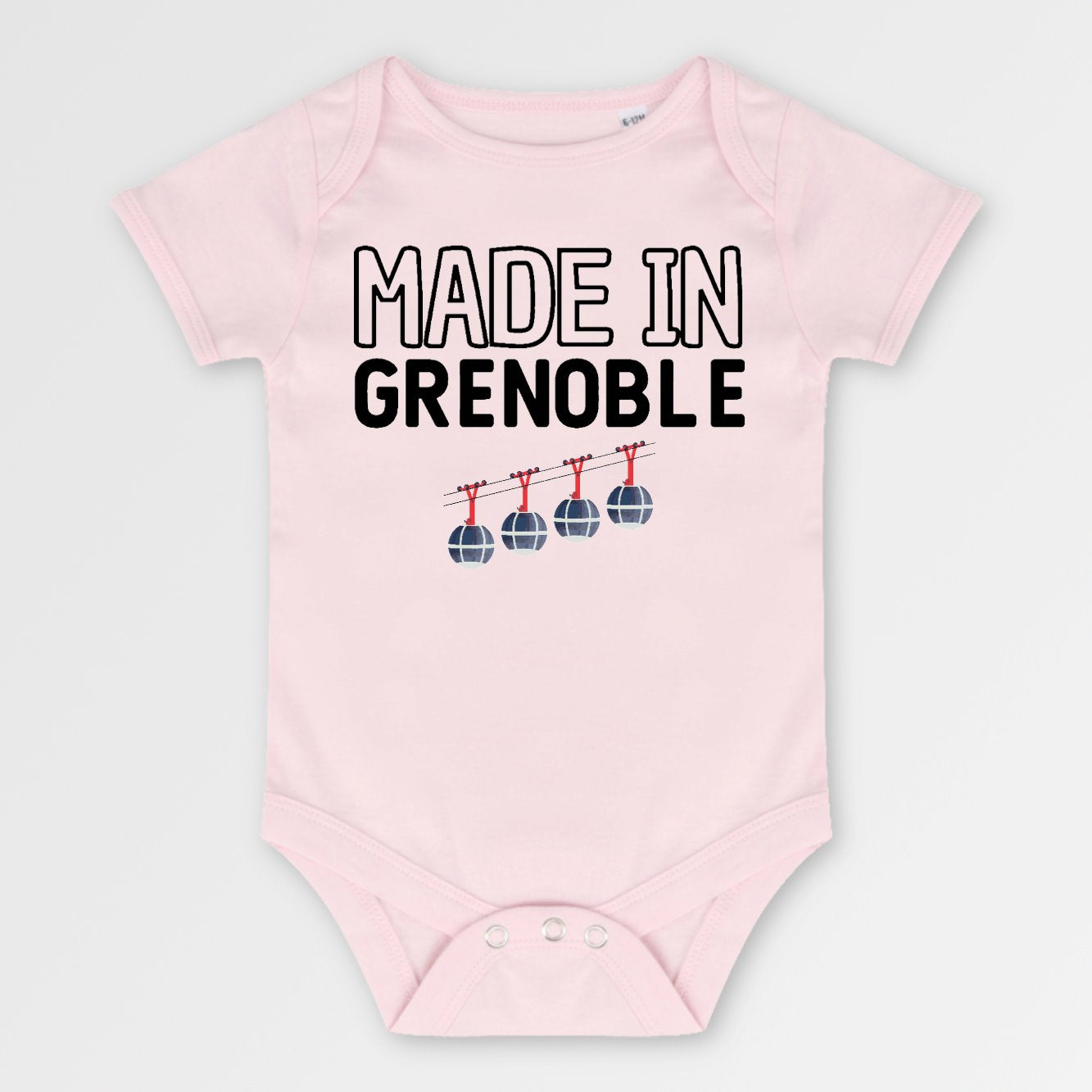 Body Bébé Made in Grenoble Rose