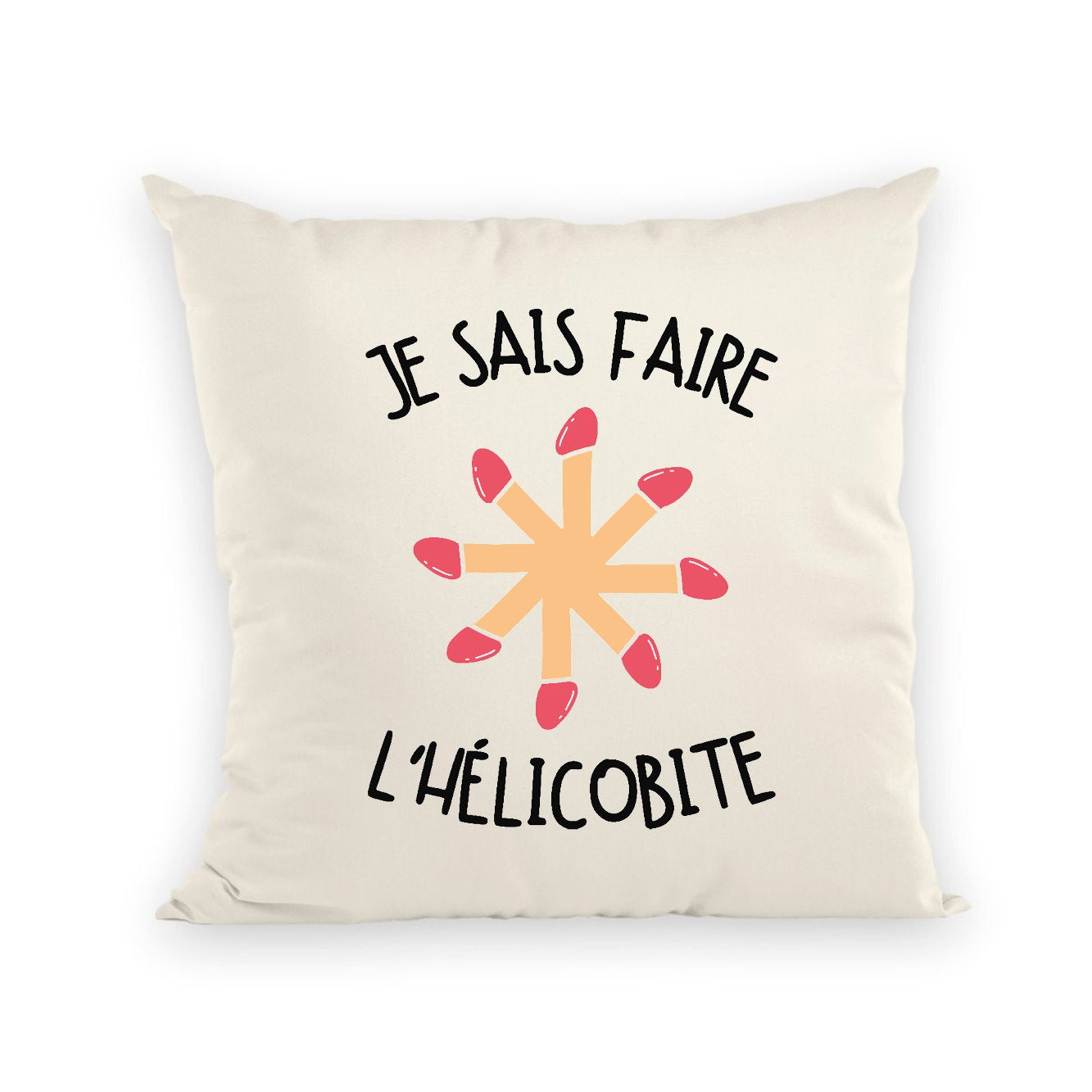 Coussin Je sais faire l'hélicobite