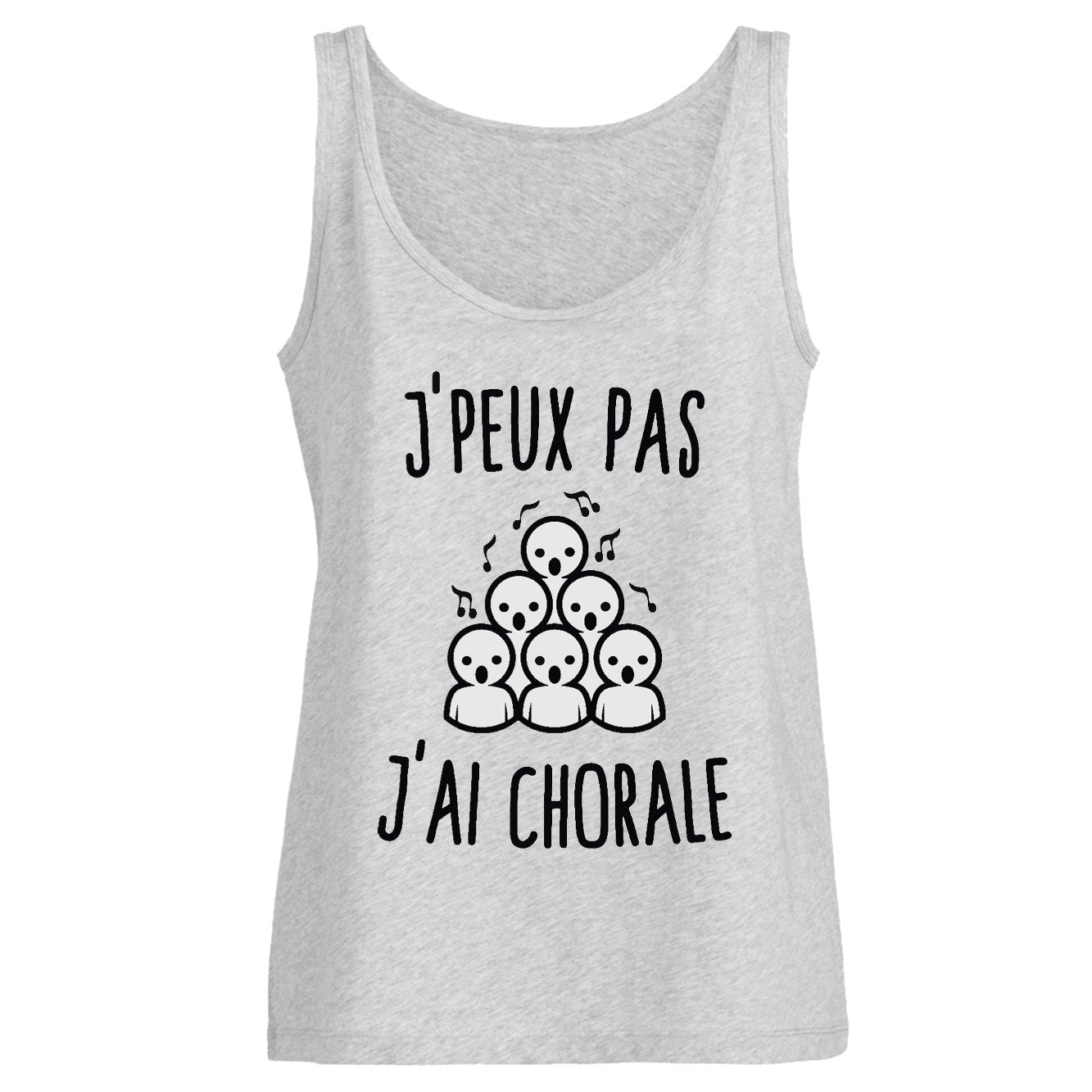 Débardeur Femme J'peux pas j'ai chorale