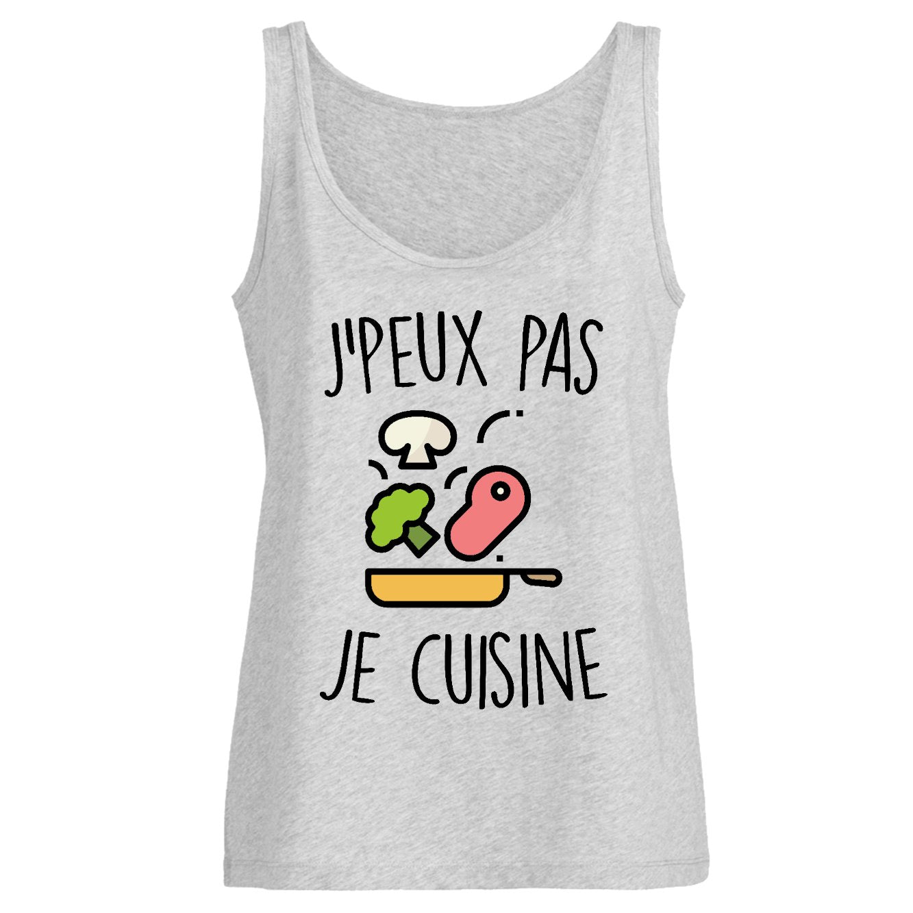 Débardeur Femme J'peux pas je cuisine