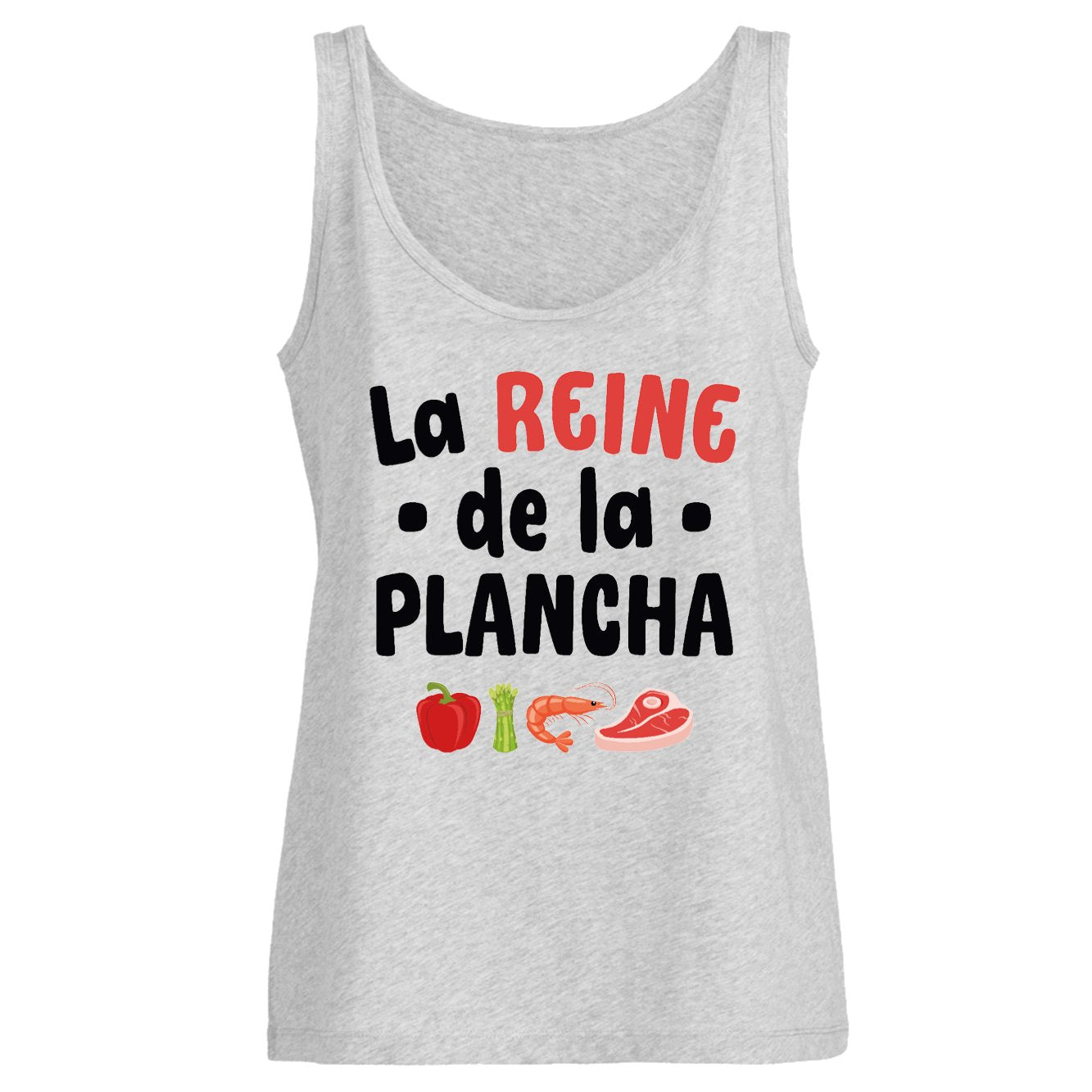 Débardeur Femme La reine de la plancha