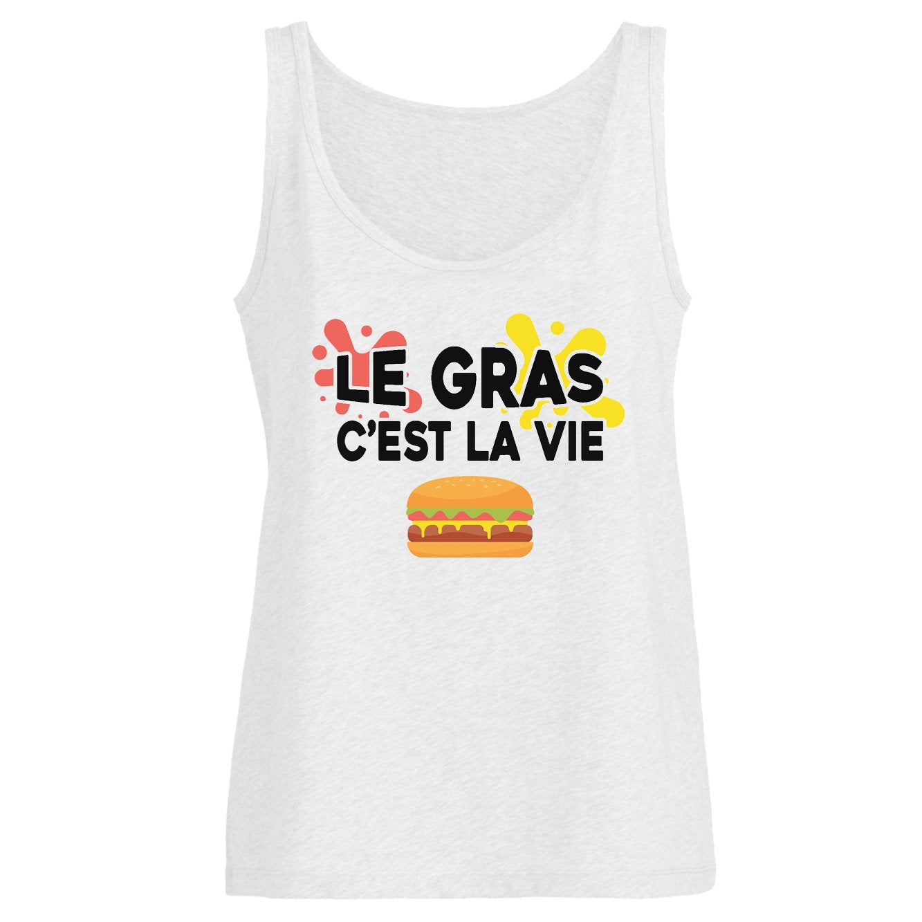 Débardeur Femme Le gras c'est la vie