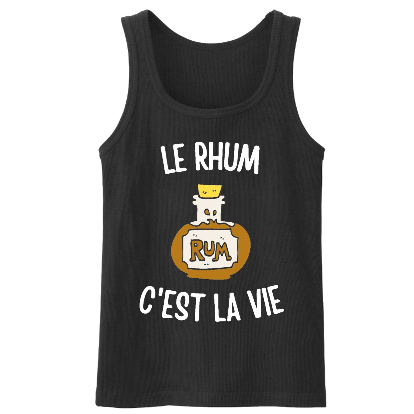 Débardeur Homme Le rhum c'est la vie