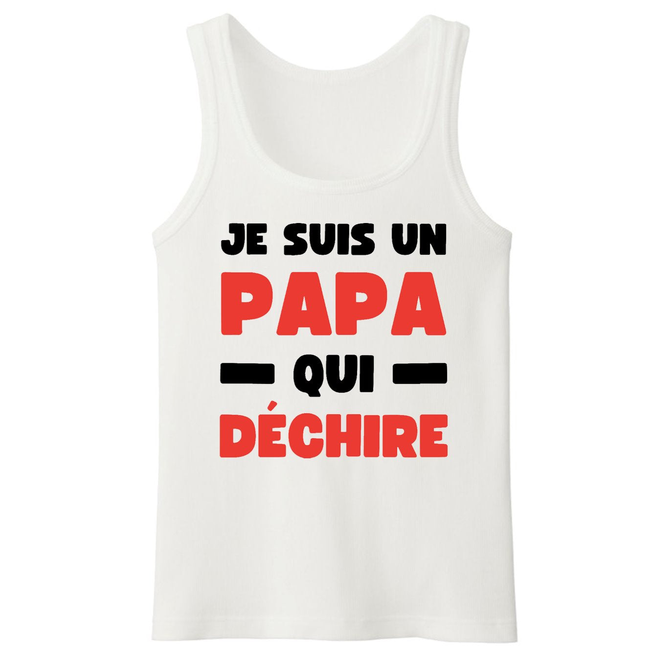 Débardeur Homme Papa qui déchire