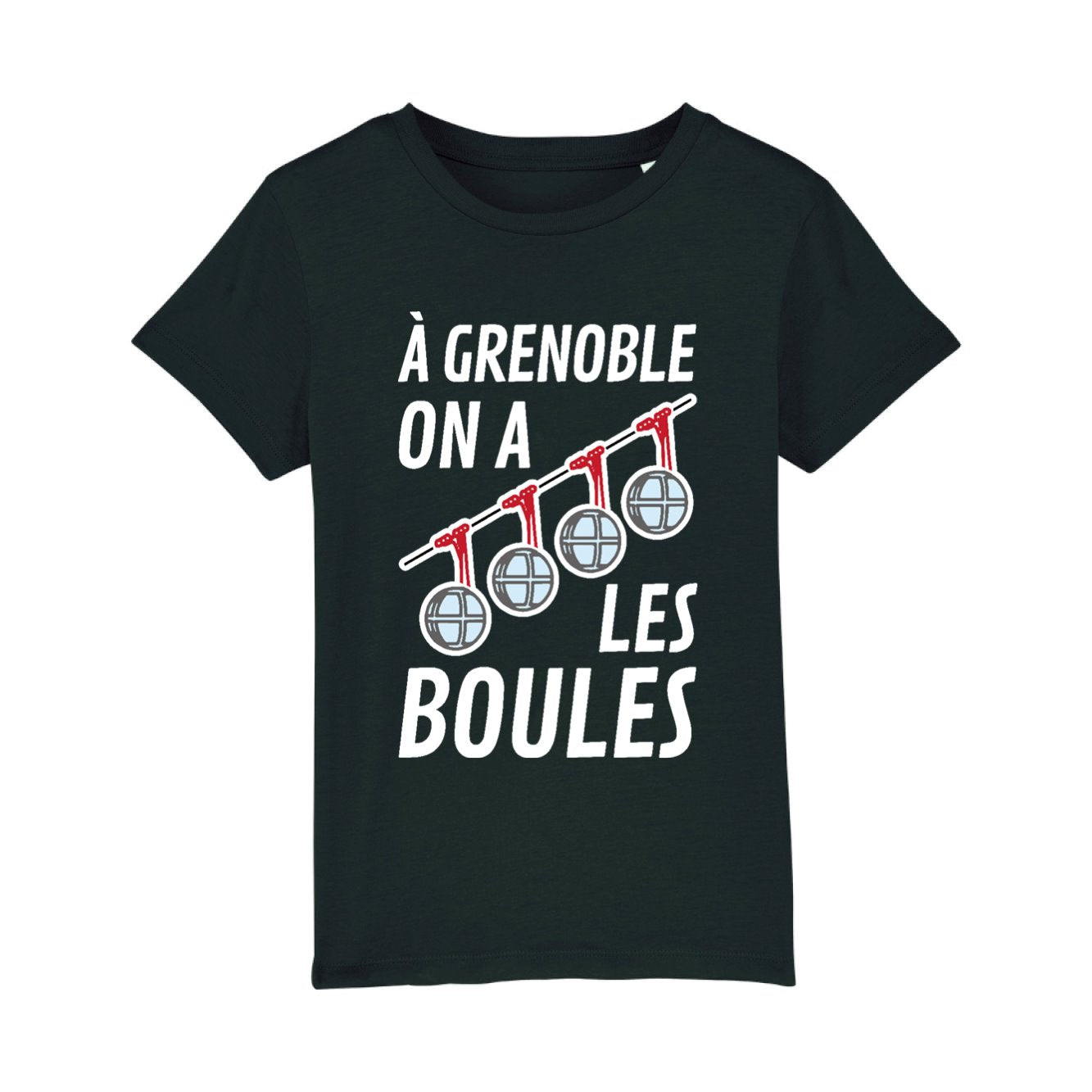 T-Shirt Enfant À Grenoble on a les boules