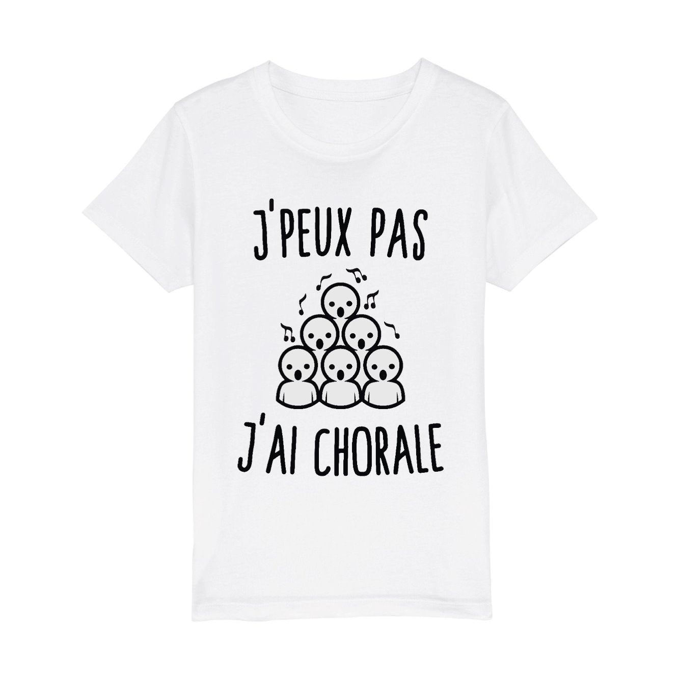 T-Shirt Enfant J'peux pas j'ai chorale