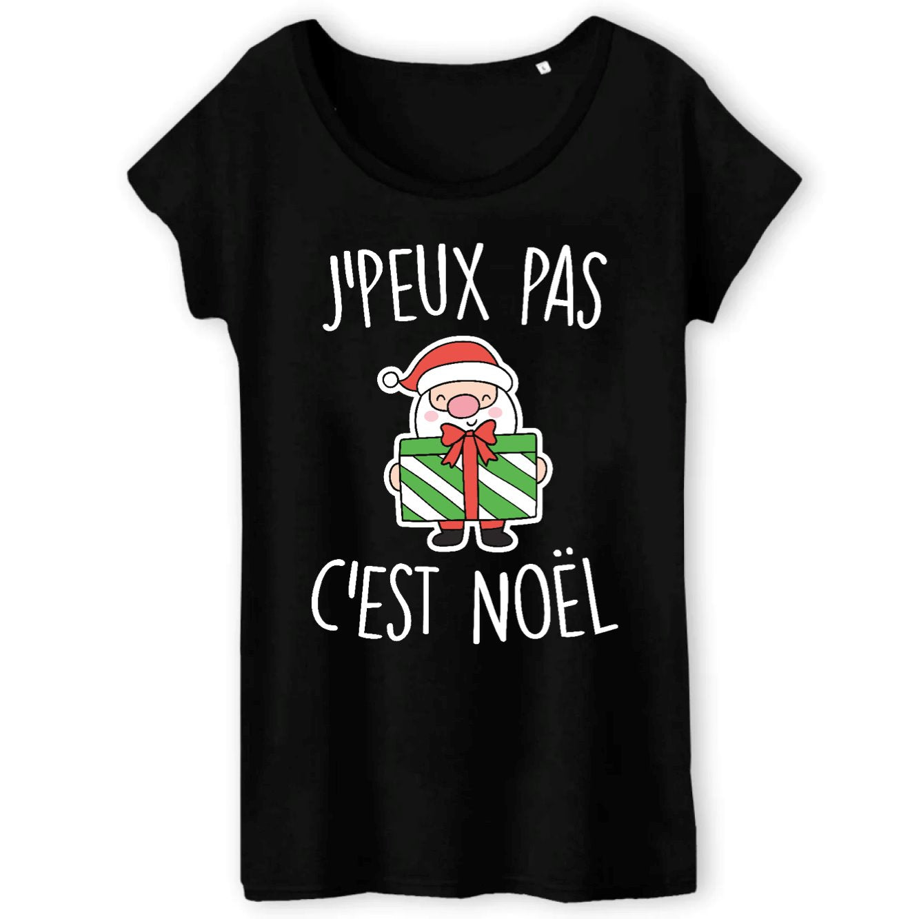 T-Shirt Femme J'peux pas c'est Noël