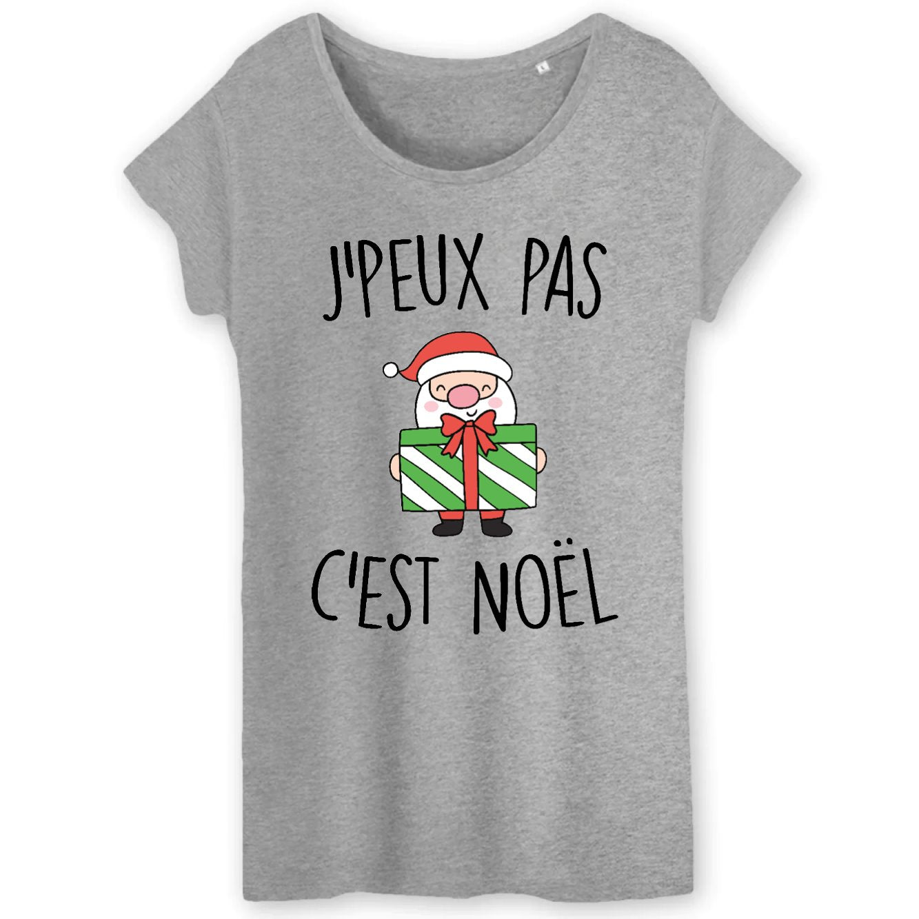 T-Shirt Femme J'peux pas c'est Noël