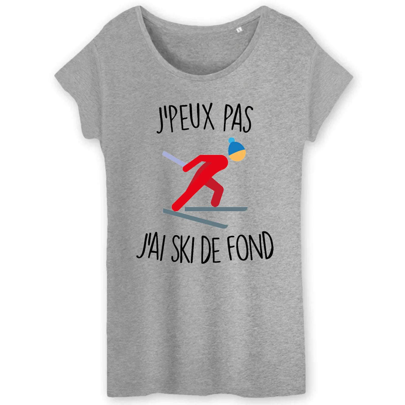 T-Shirt Femme J'peux pas j'ai ski de fond