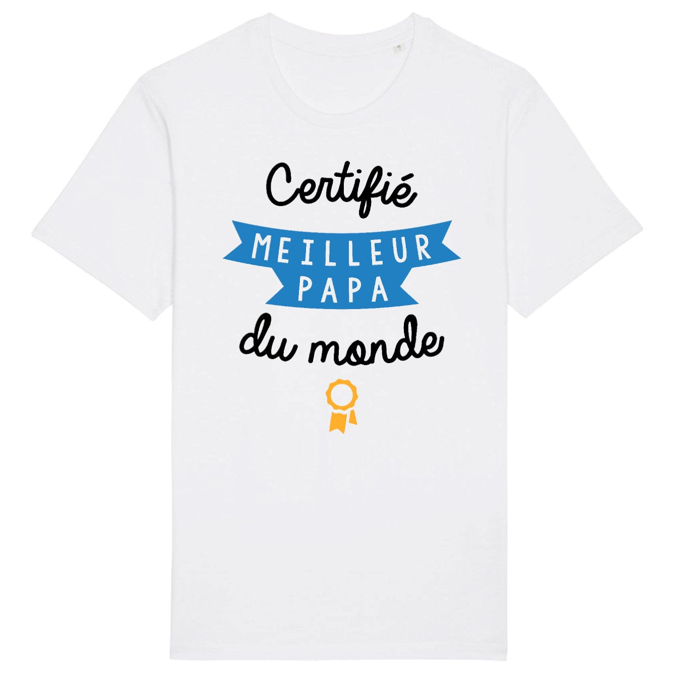T-Shirt Homme Certifié meilleur papa du monde