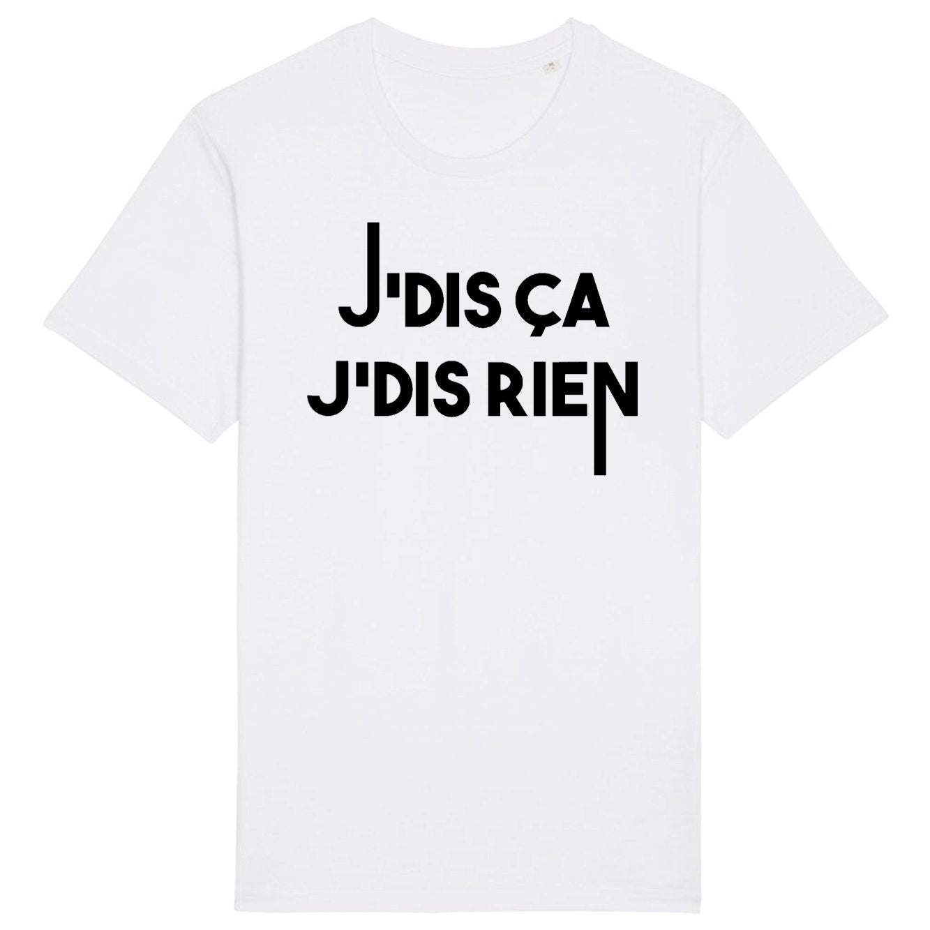 T-Shirt Homme Je dis ça je dis rien