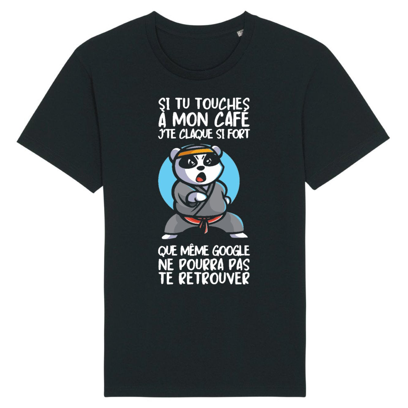 T-Shirt Homme Si tu touches à mon café je te claque