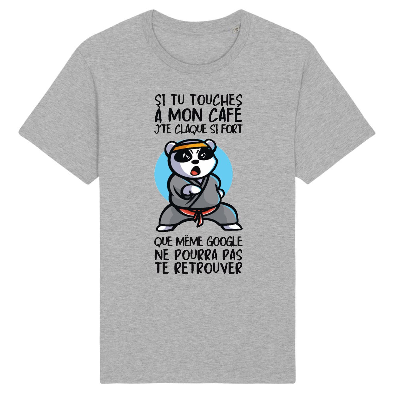 T-Shirt Homme Si tu touches à mon café je te claque