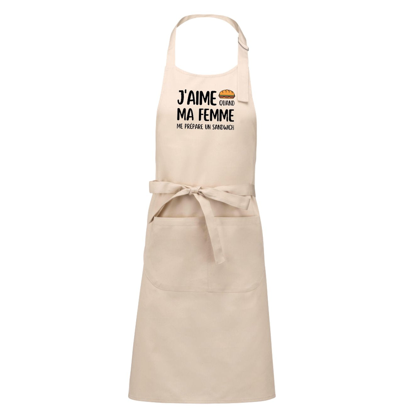 Tablier J'aime quand ma femme me prépare un sandwich