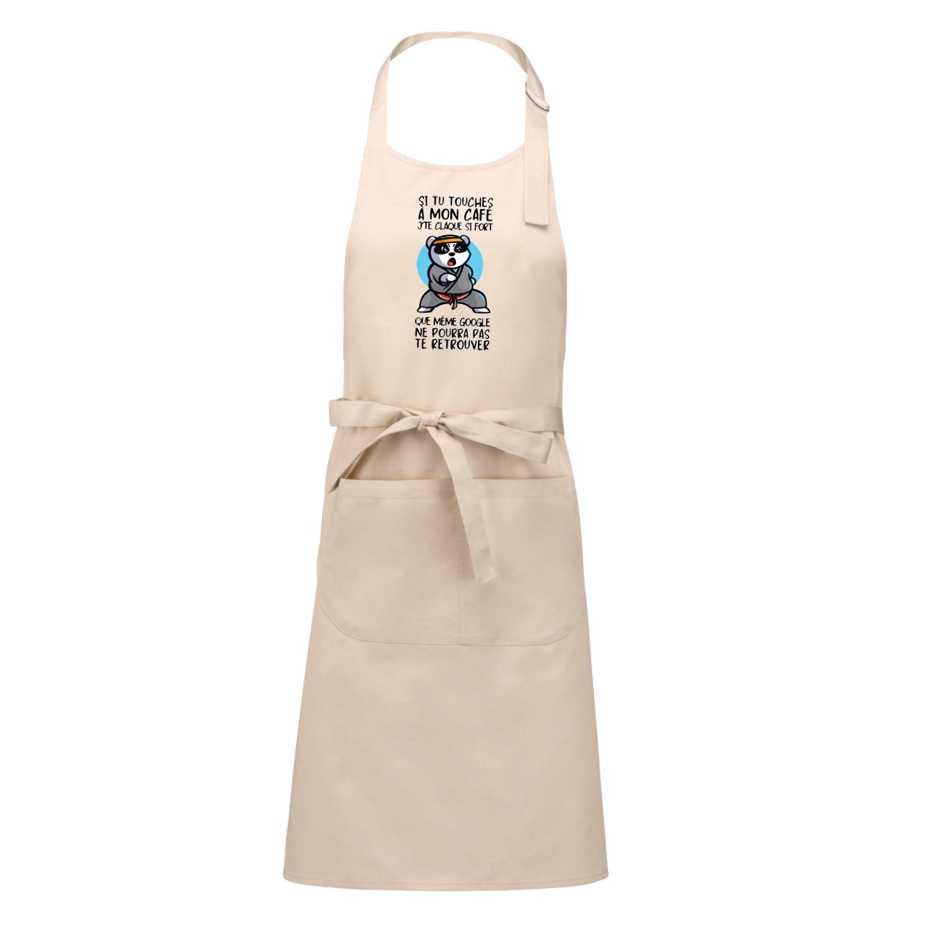 Tablier Si tu touches à mon café je te claque