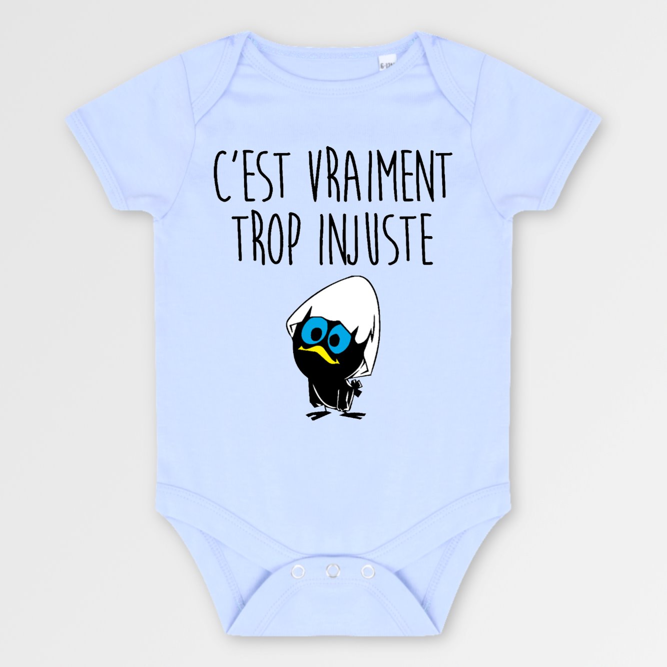 Body Bébé C'est vraiment trop injuste Bleu