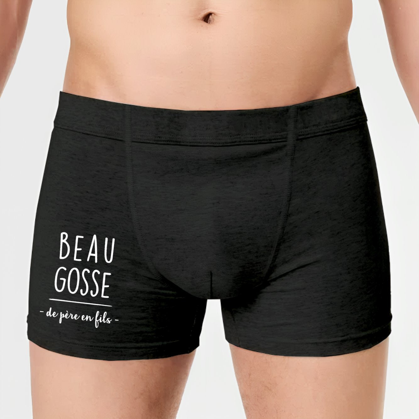 Boxer Homme Beau gosse de père en fils