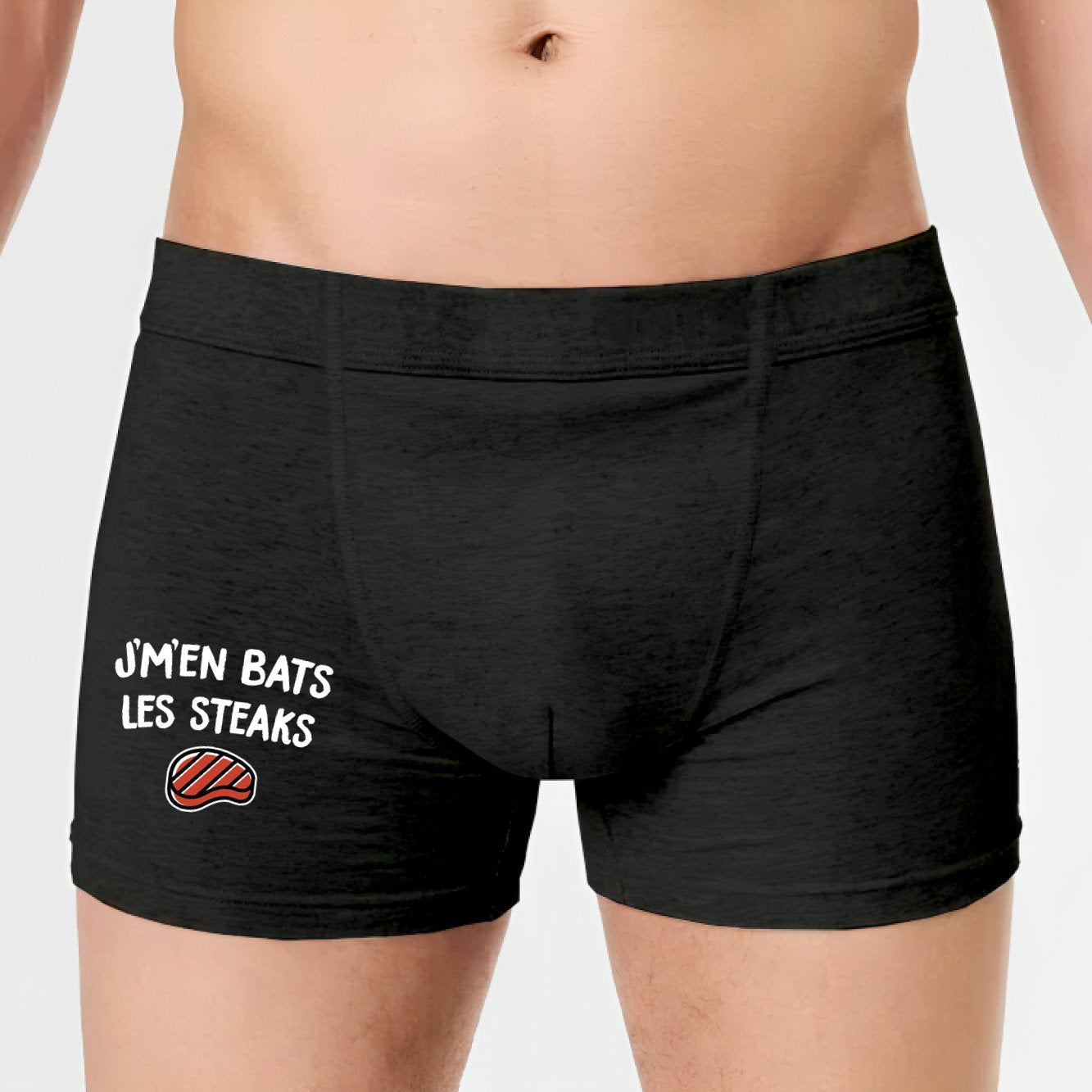 Boxer Homme J'm'en bats les steaks