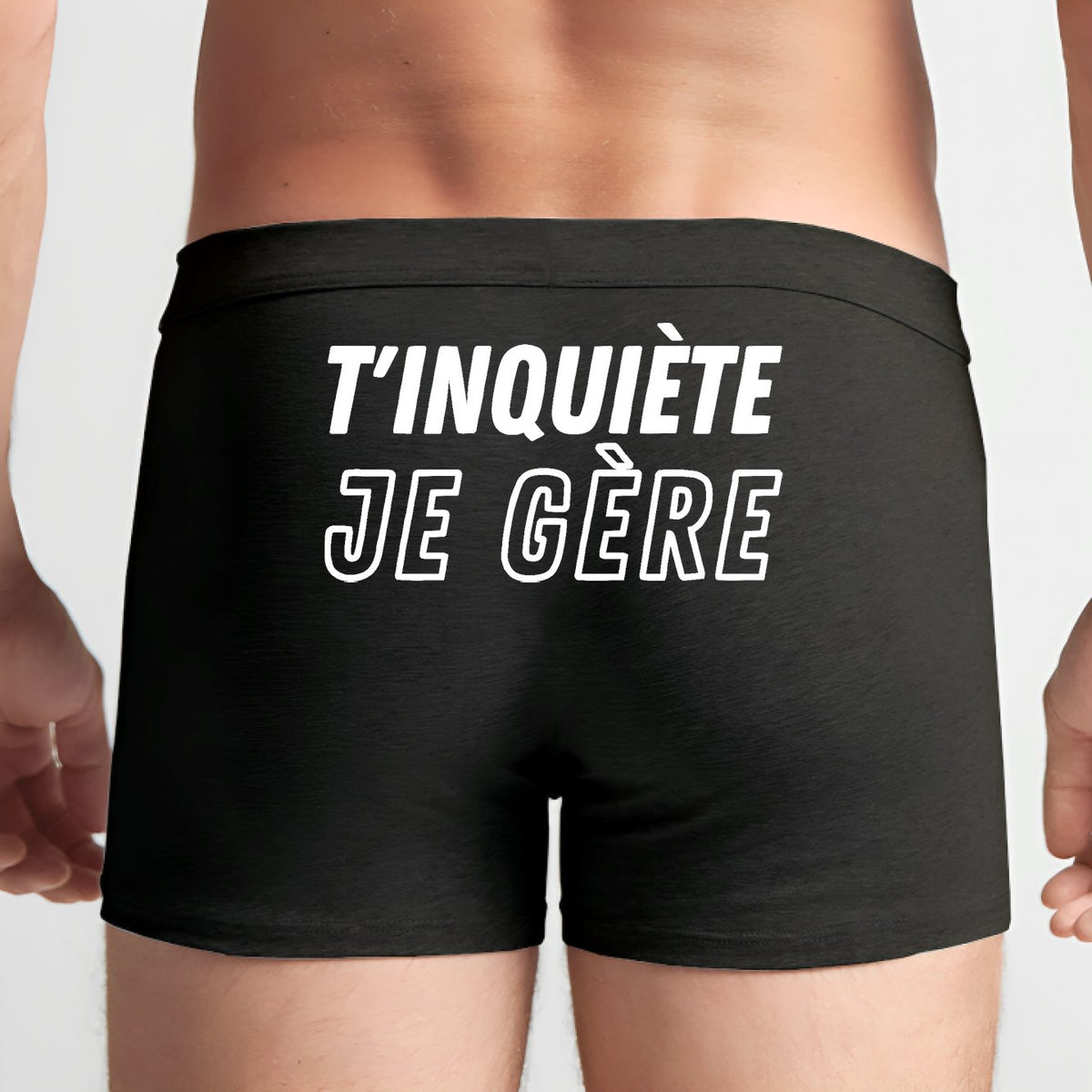 Débardeur Homme Humour Panda "T'Inquiète Je Gère" - Cadeau Drôle Et Original Pour Papa