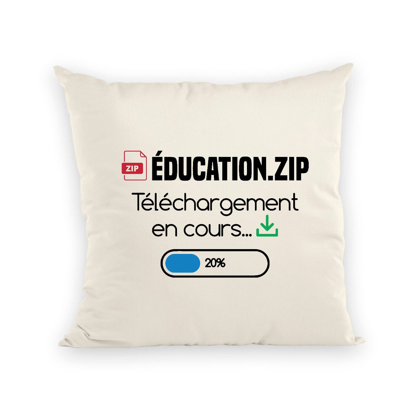 Coussin Éducation téléchargement en cours