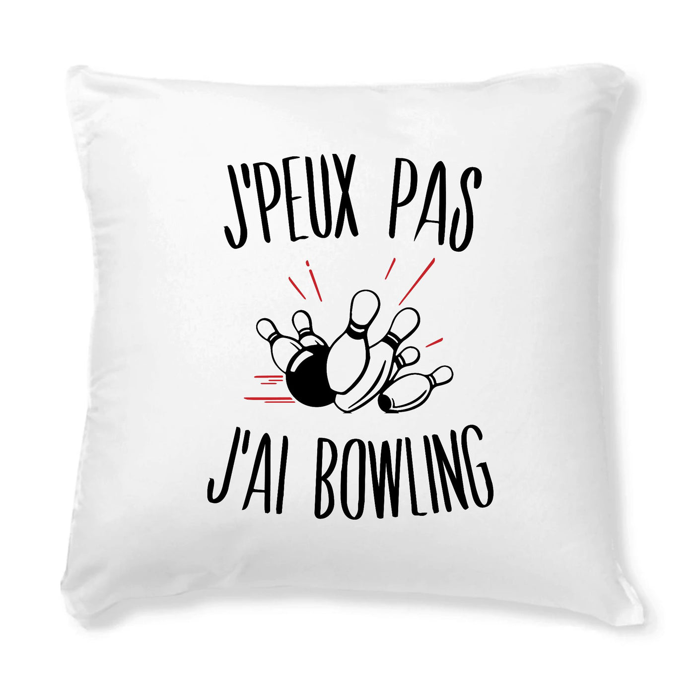 Coussin J'peux pas j'ai bowling