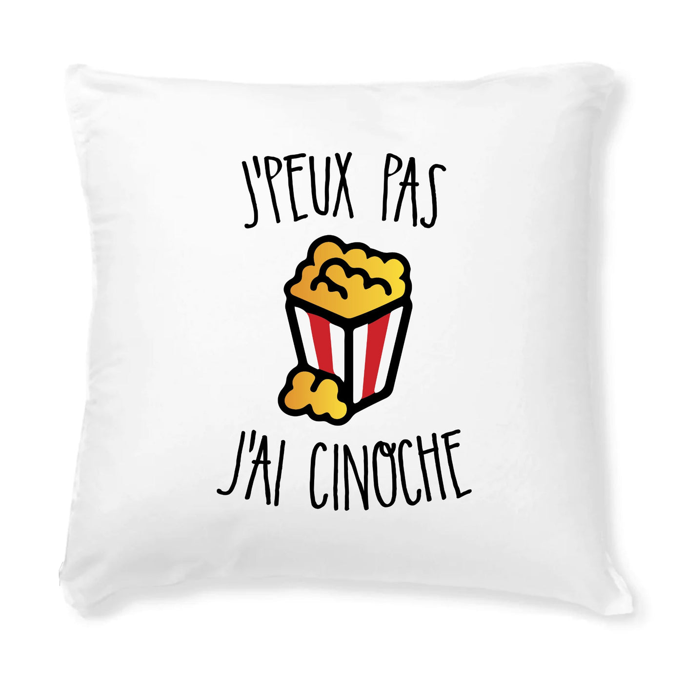 Coussin J'peux pas j'ai cinoche