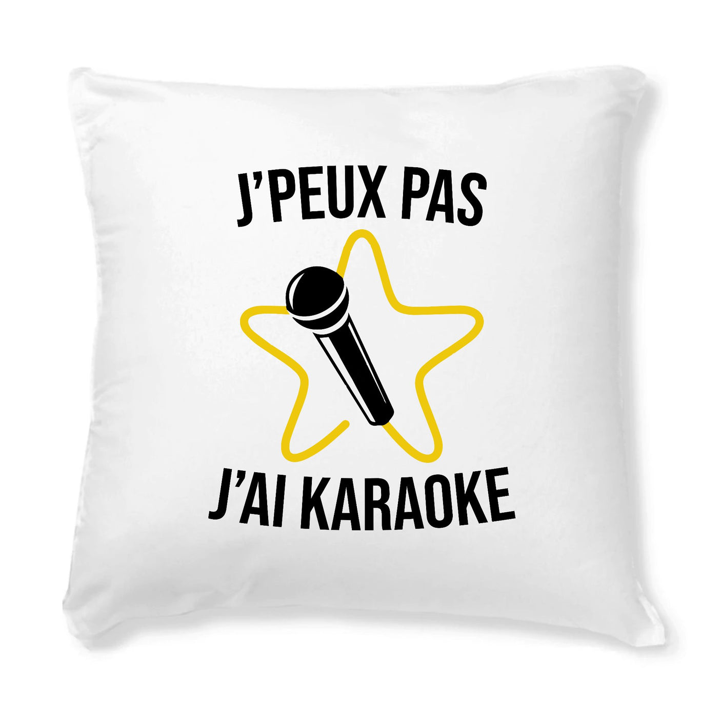 Coussin J'peux pas j'ai karaoke
