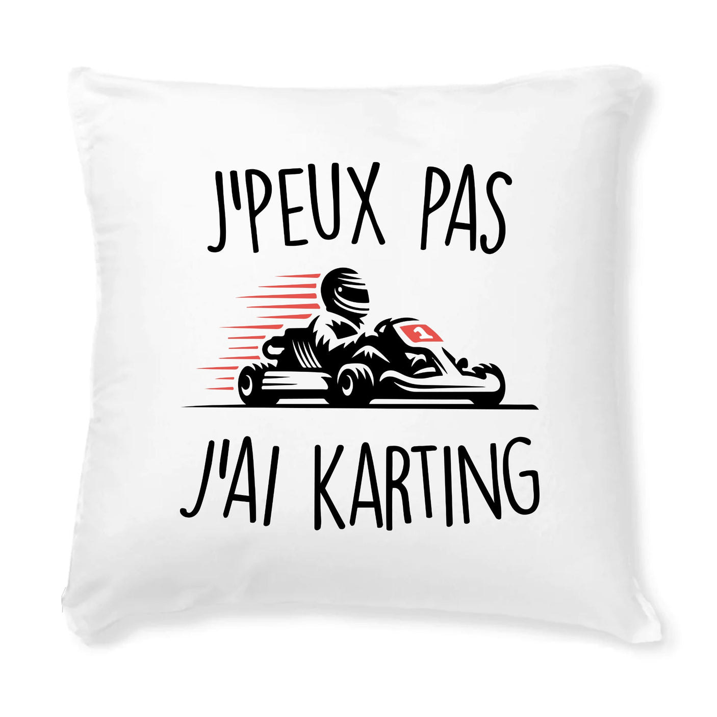 Coussin J'peux pas j'ai karting