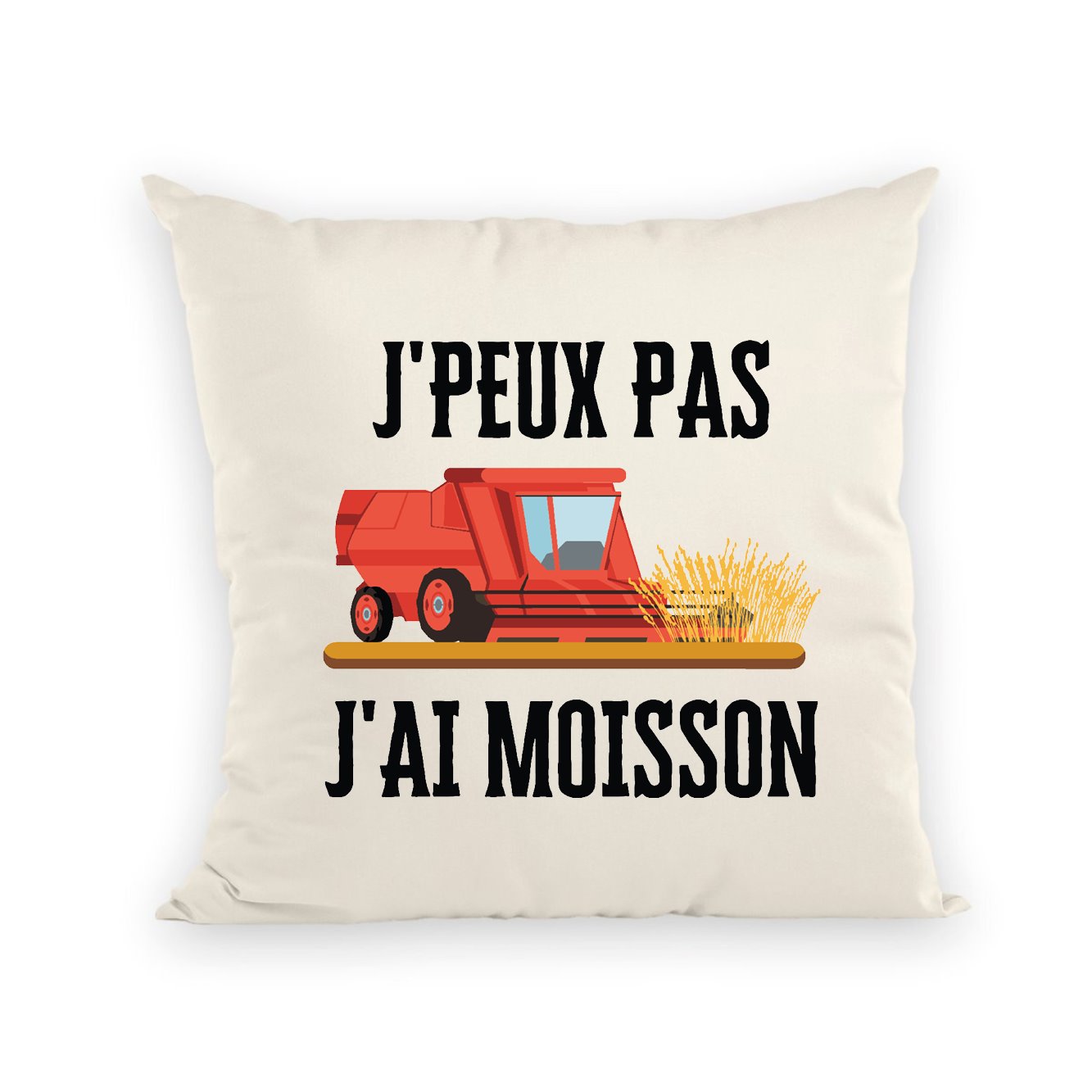 Coussin J'peux pas j'ai moisson