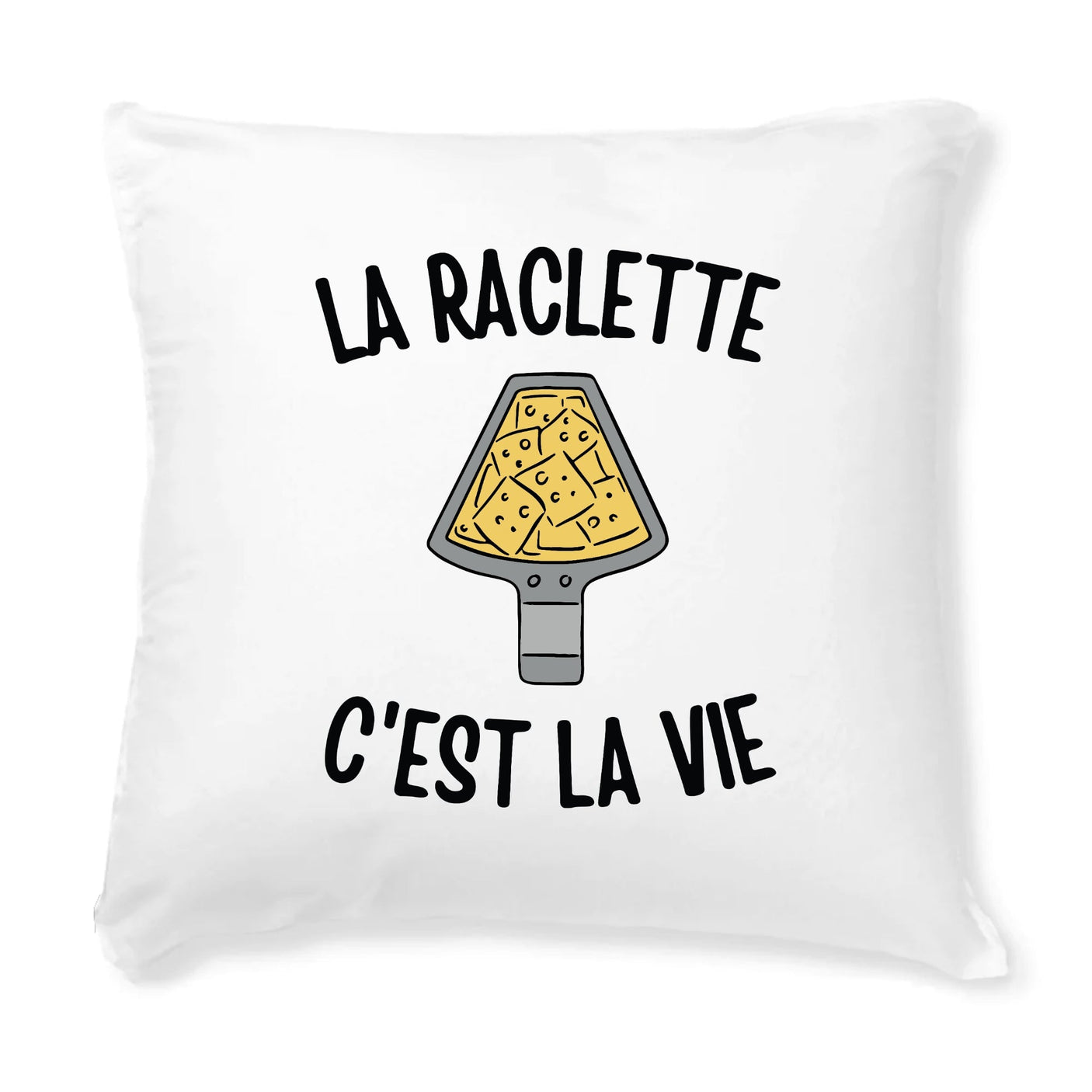 Coussin La raclette c'est la vie