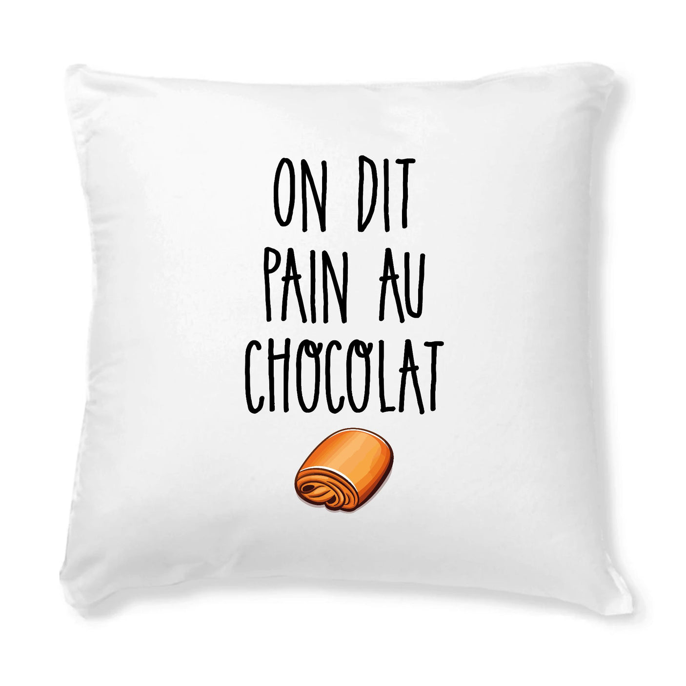 Coussin On dit pain au chocolat