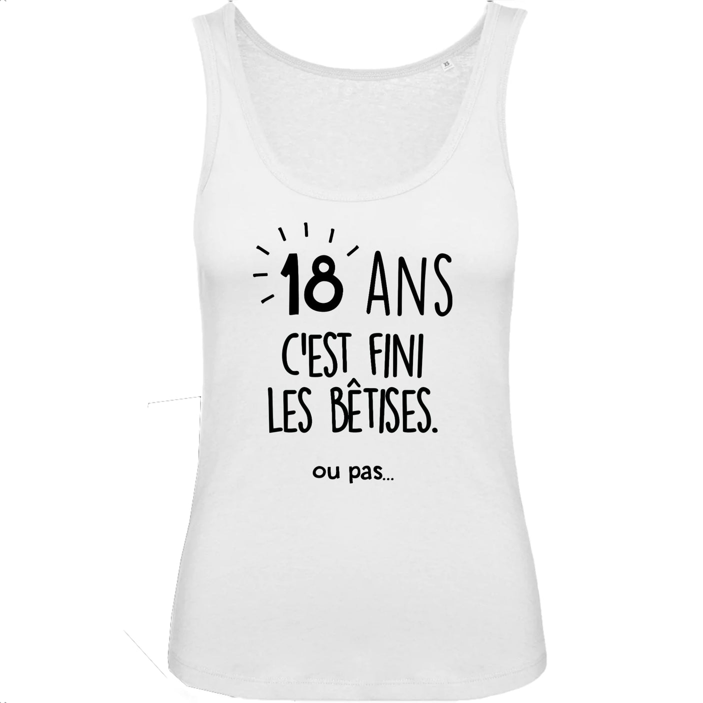 Débardeur Femme Anniversaire 18 ans