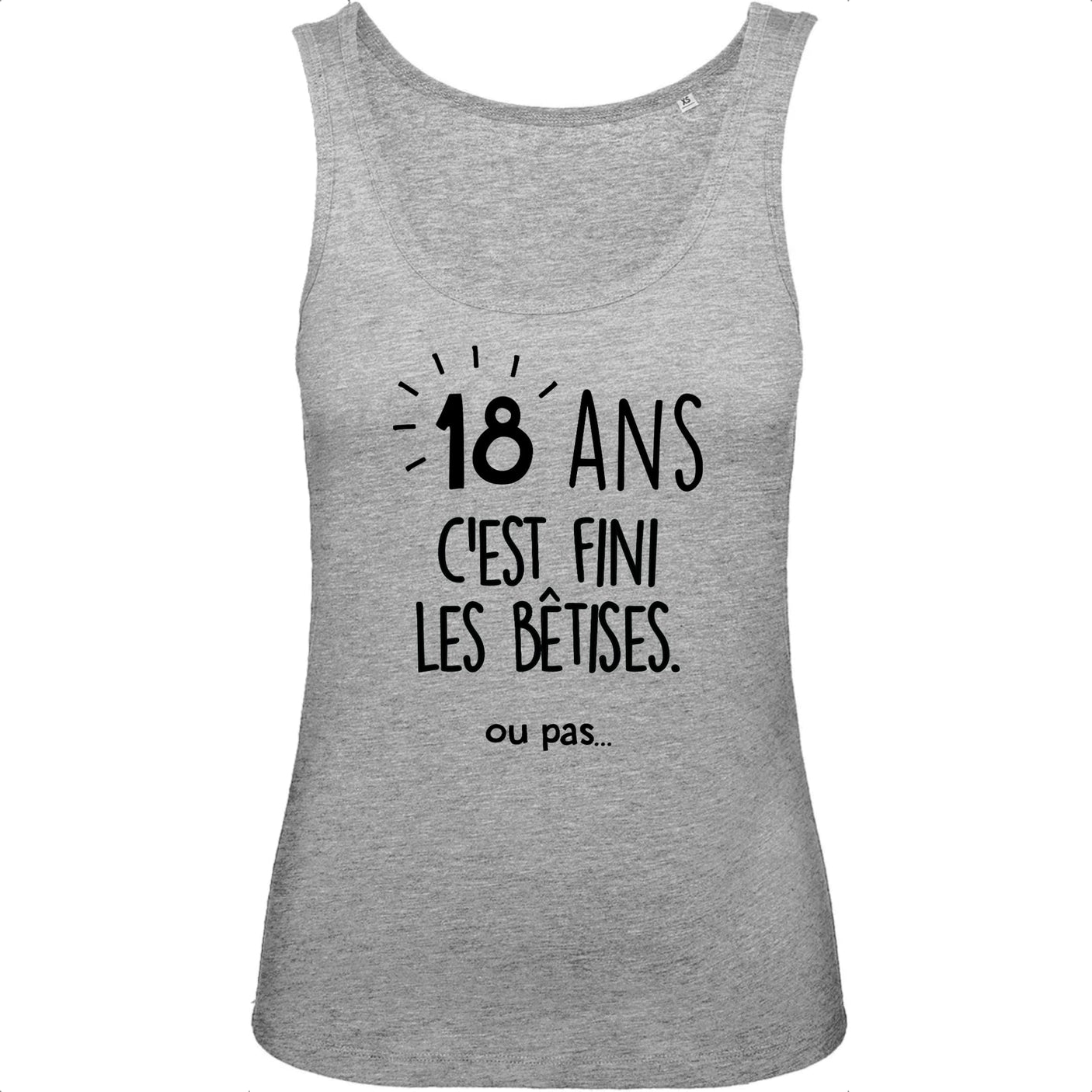 Débardeur Femme Anniversaire 18 ans