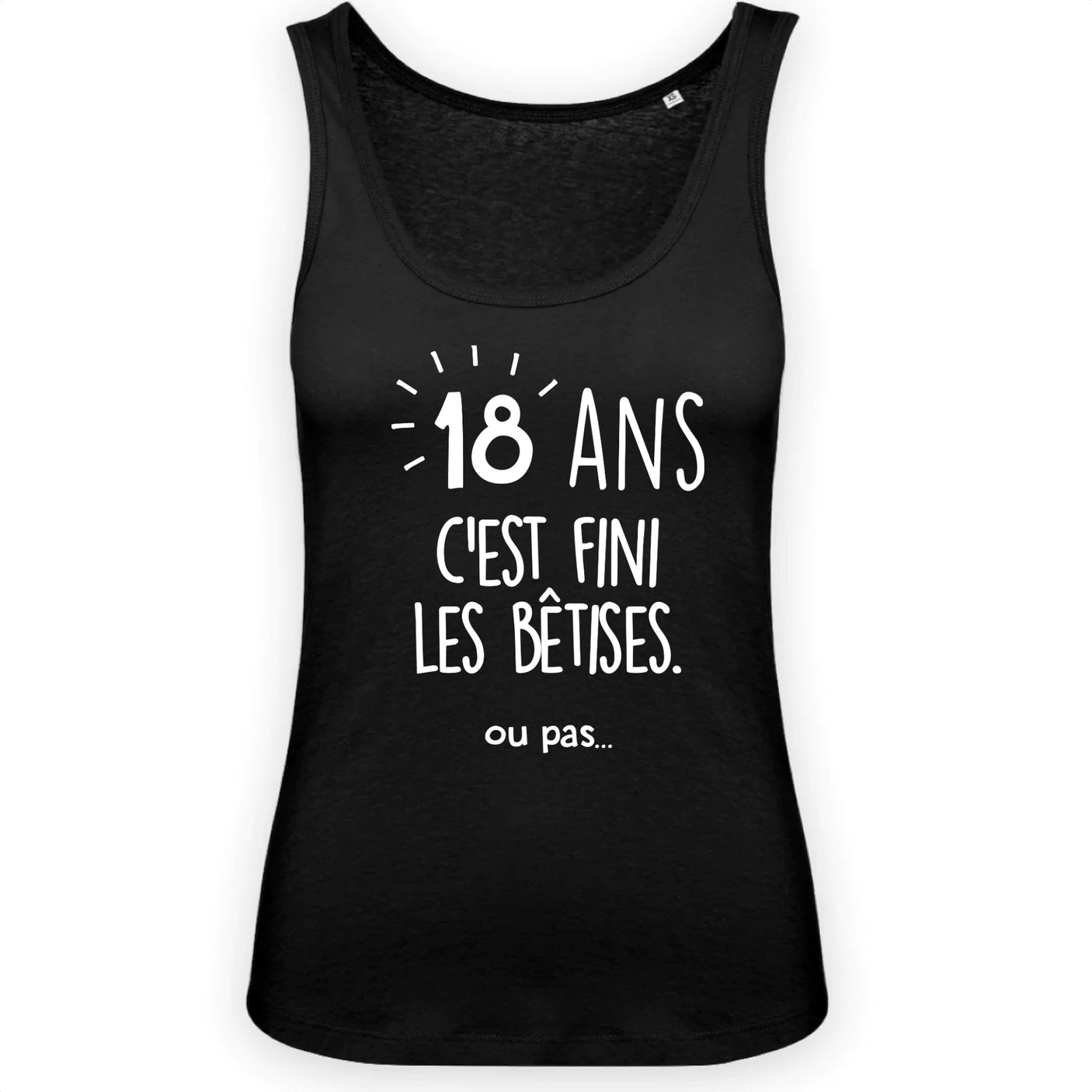 Débardeur Femme Anniversaire 18 ans