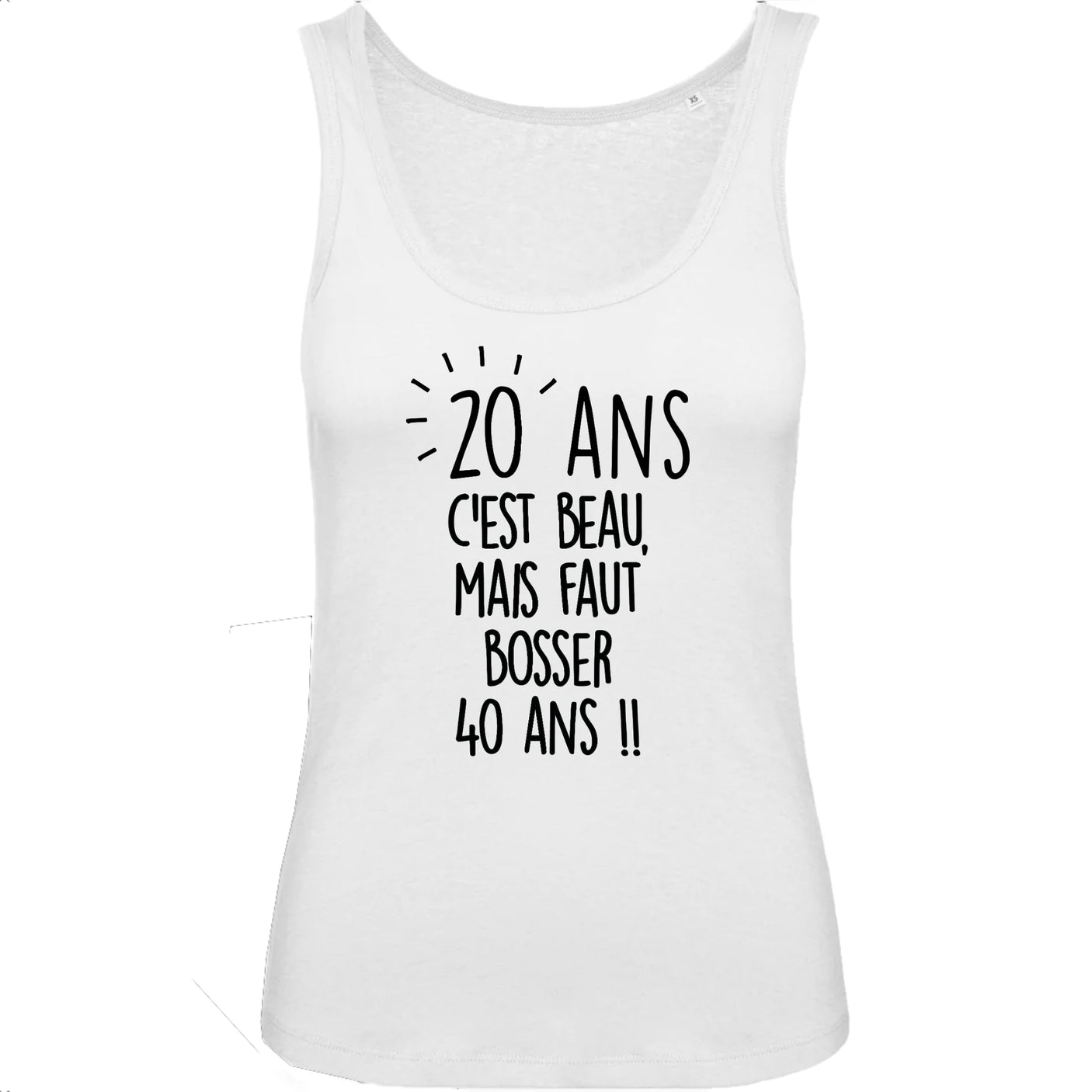 Débardeur Femme Anniversaire 20 ans