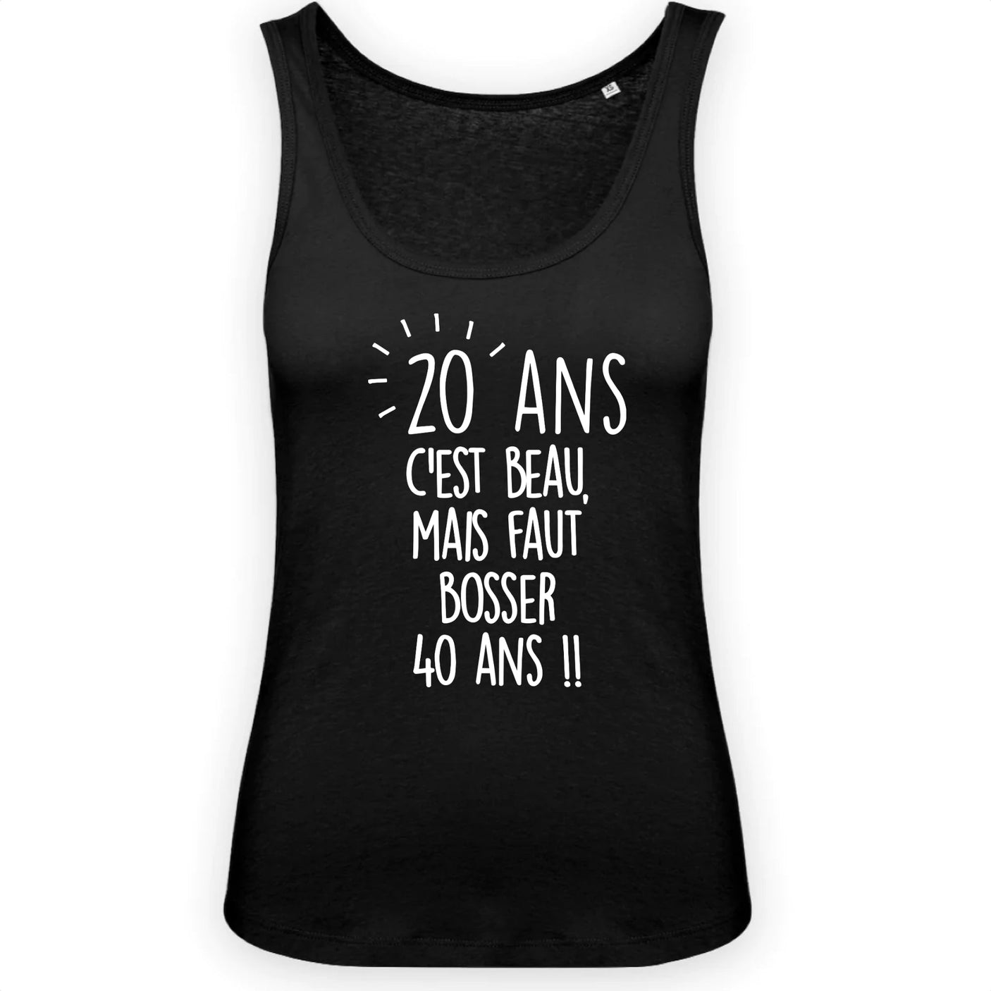 Débardeur Femme Anniversaire 20 ans