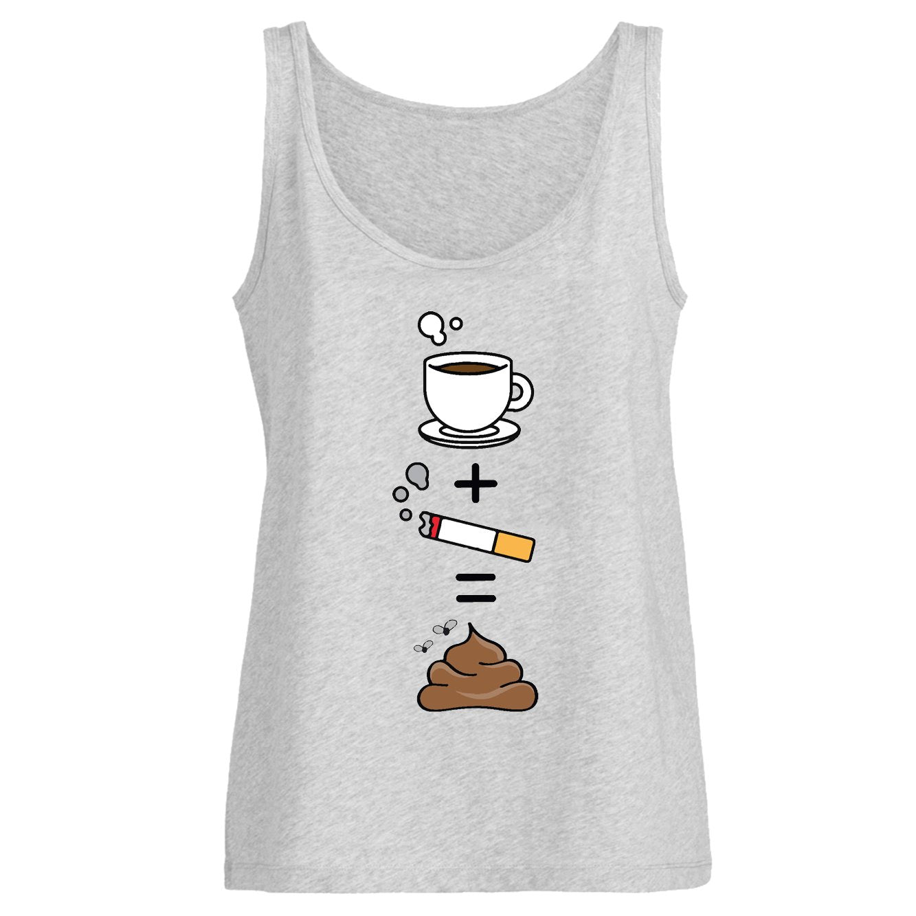 Débardeur Femme Café clope caca