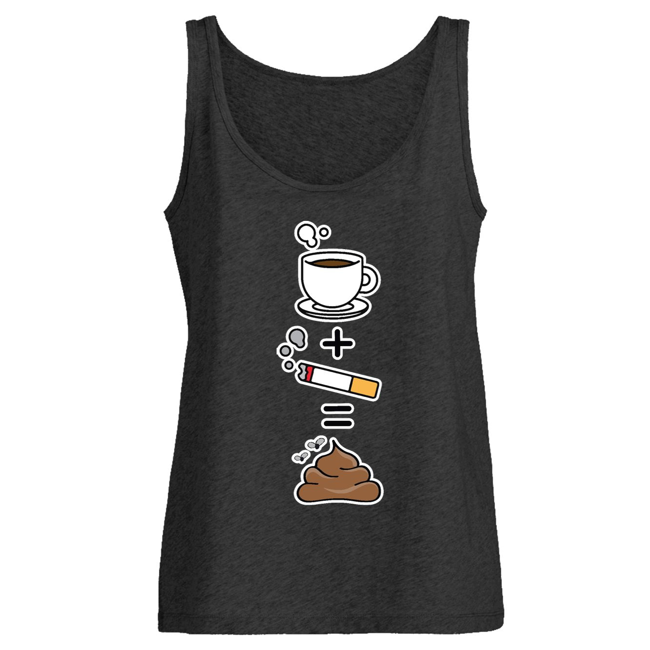 Débardeur Femme Café clope caca