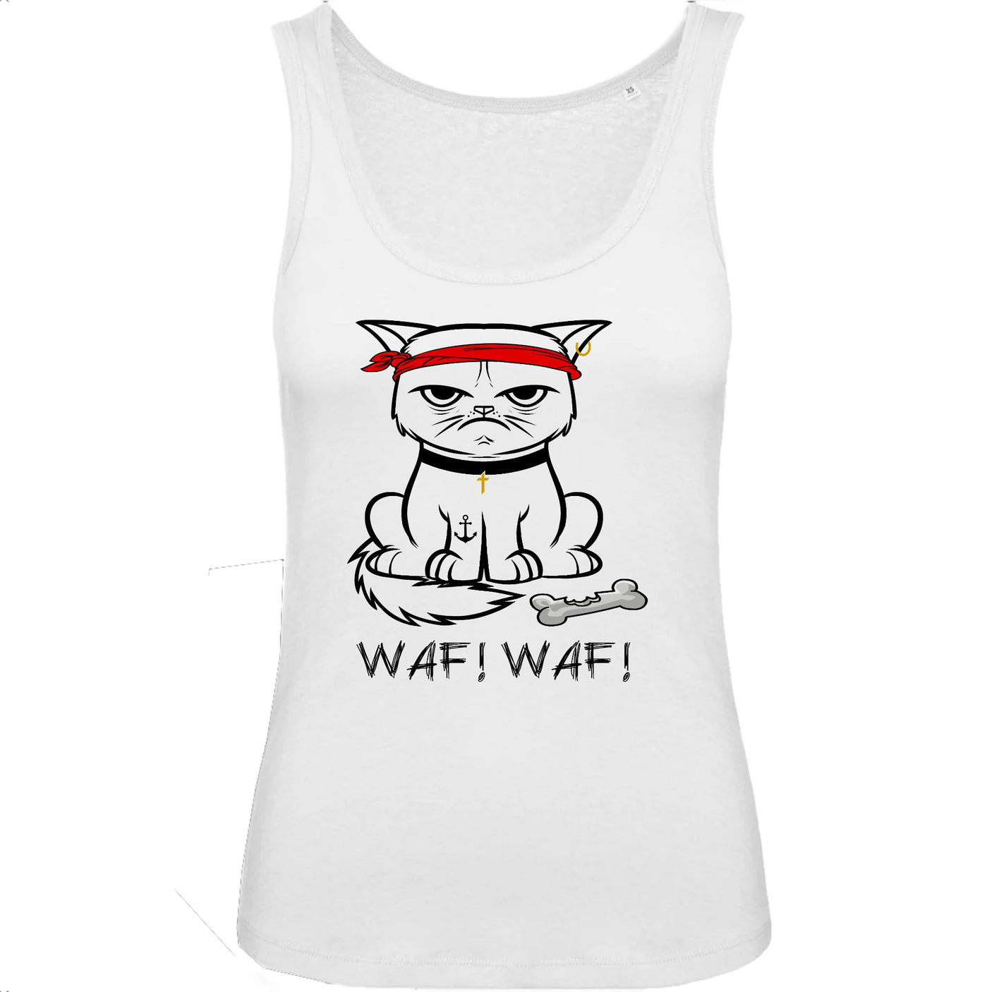 Débardeur Femme Chat bad boy