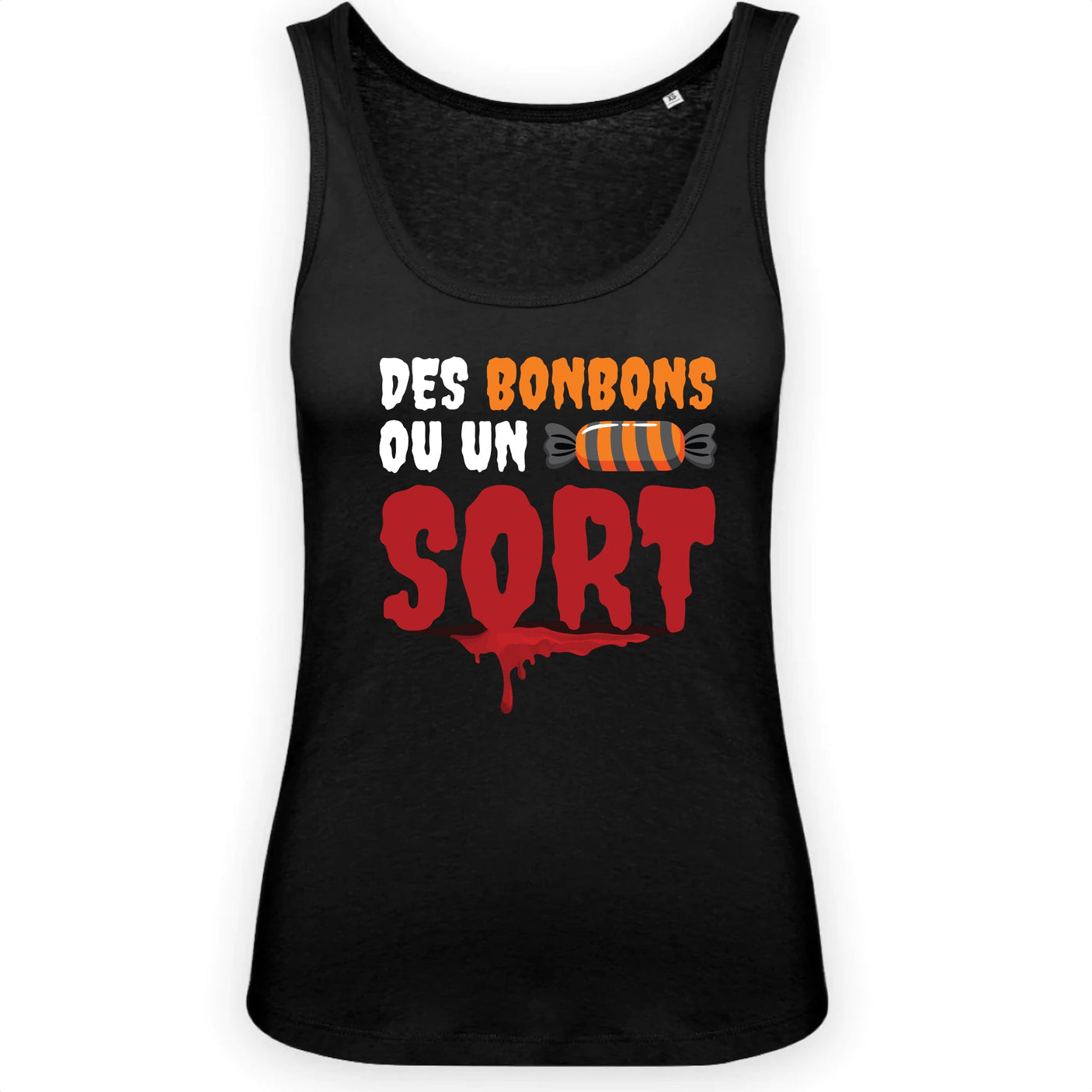 Débardeur Femme Des bonbons ou un sort