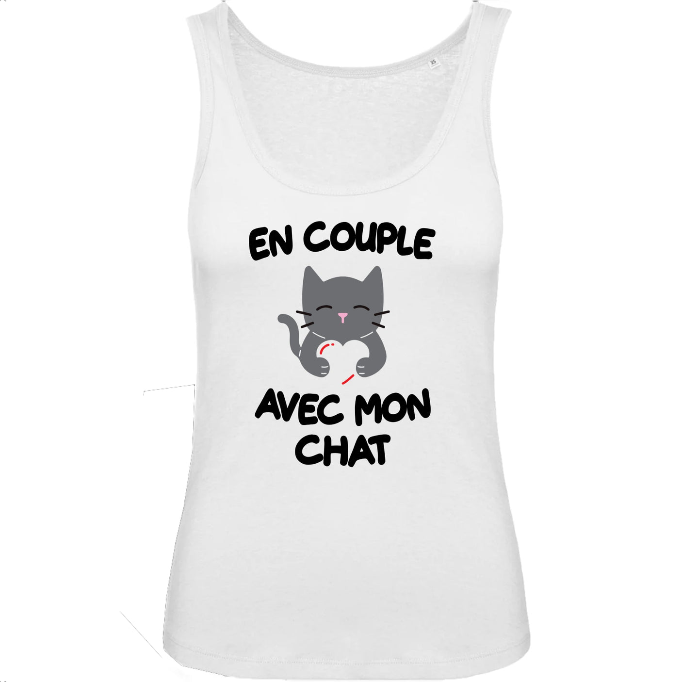 Débardeur Femme En couple avec mon chat