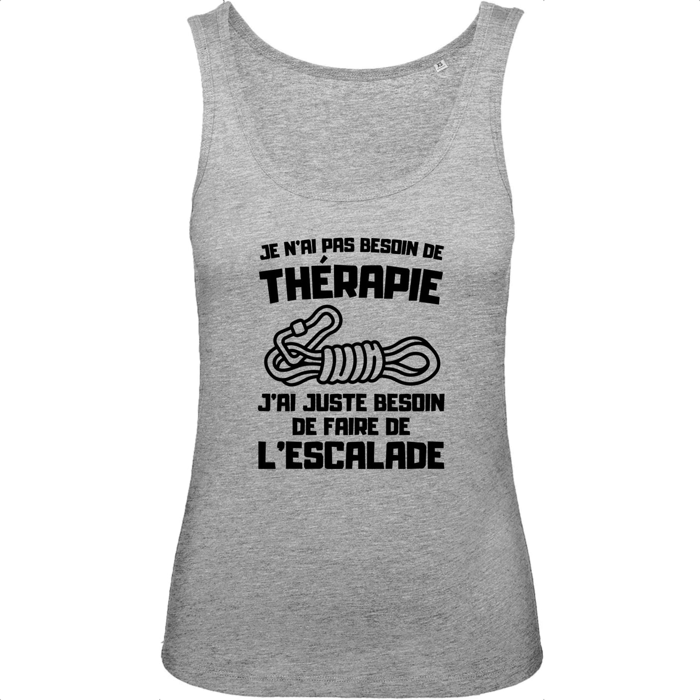 Débardeur Femme Je n'ai pas besoin de thérapie juste d'escalade