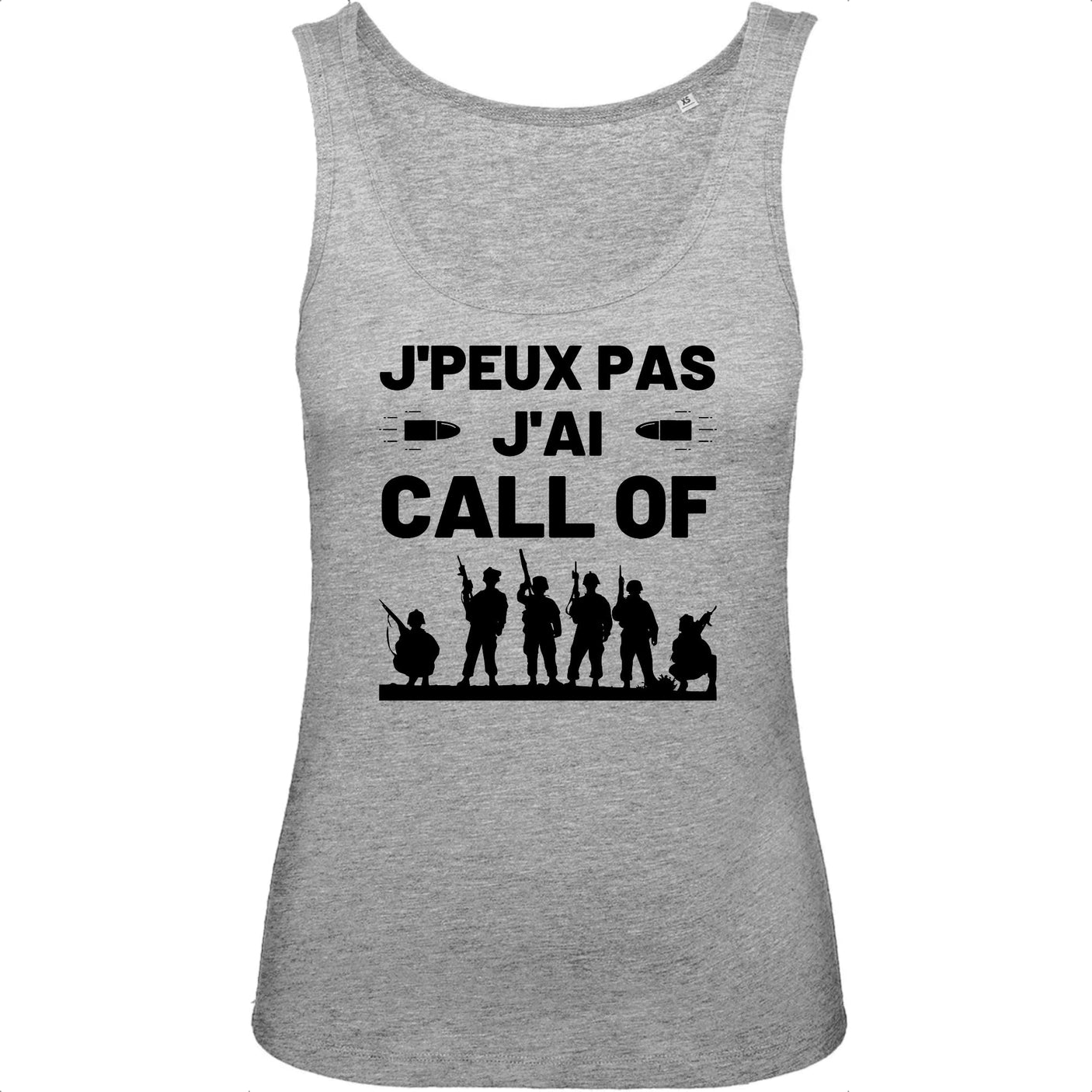 Débardeur Femme J'peux pas j'ai call of