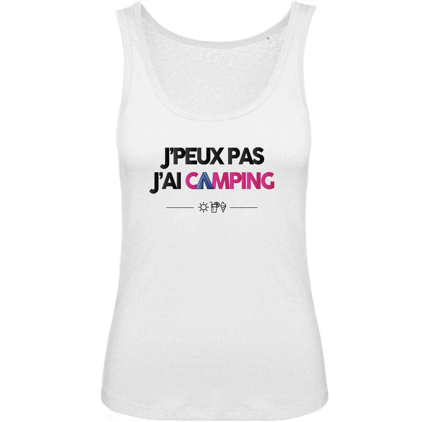 Débardeur Femme J'peux pas j'ai camping