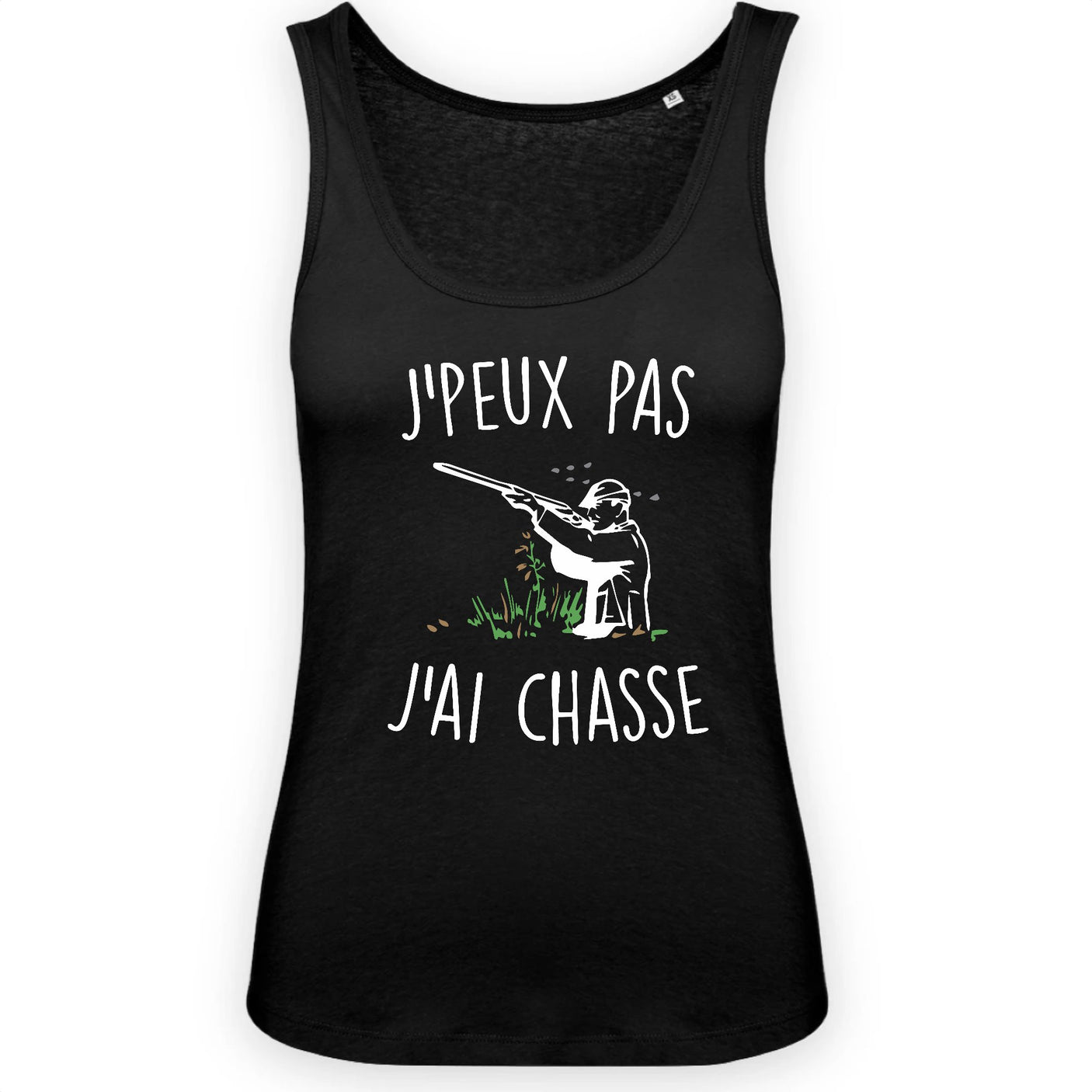 Débardeur Femme J'peux pas j'ai chasse