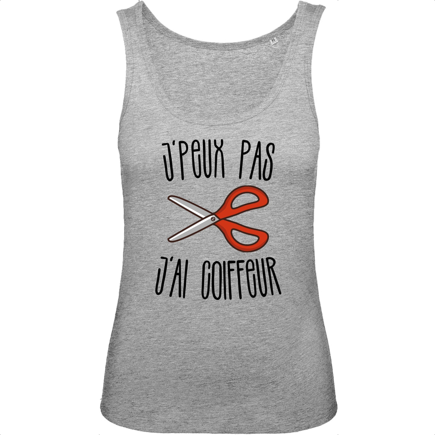 Débardeur Femme J'peux pas j'ai coiffeur