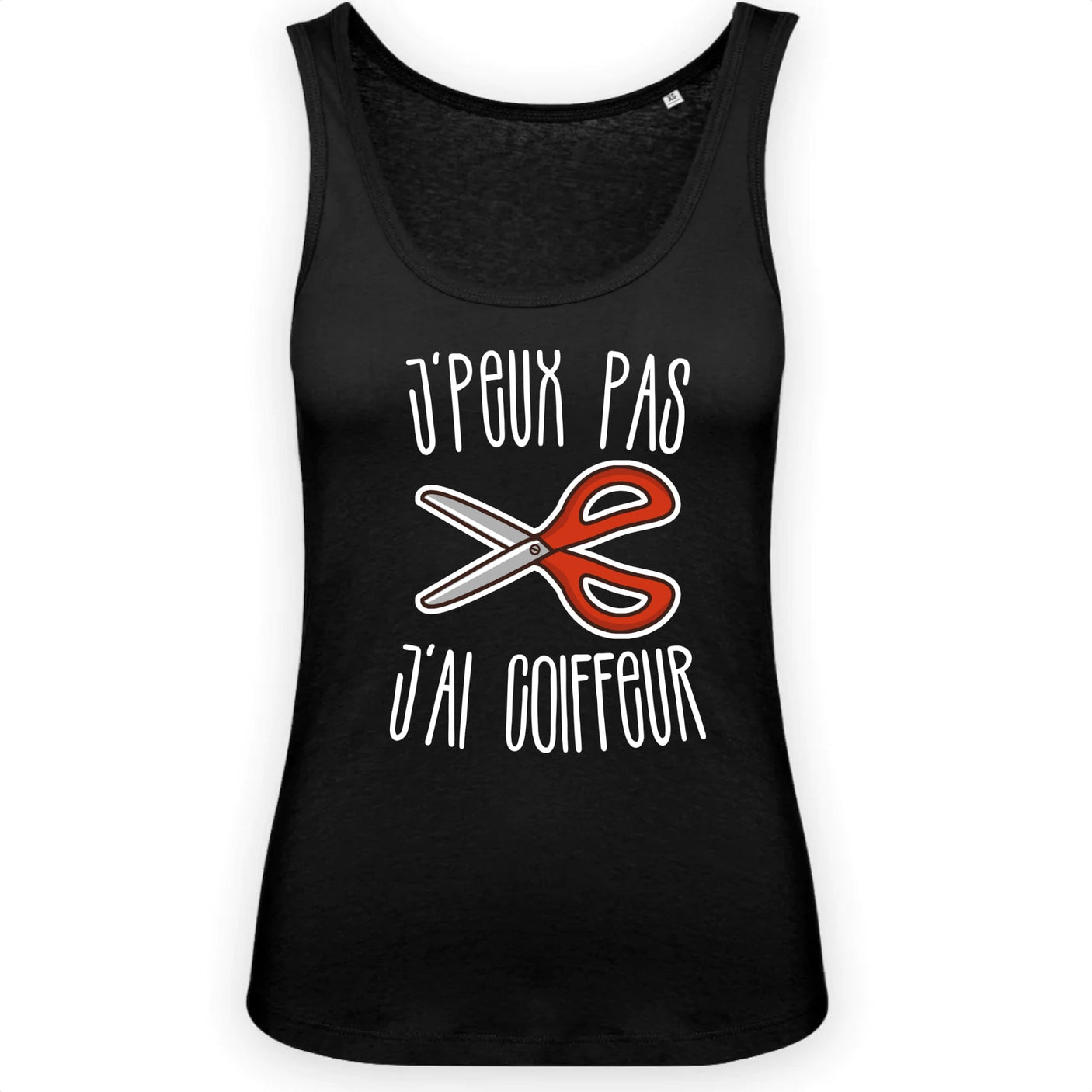 Débardeur Femme J'peux pas j'ai coiffeur