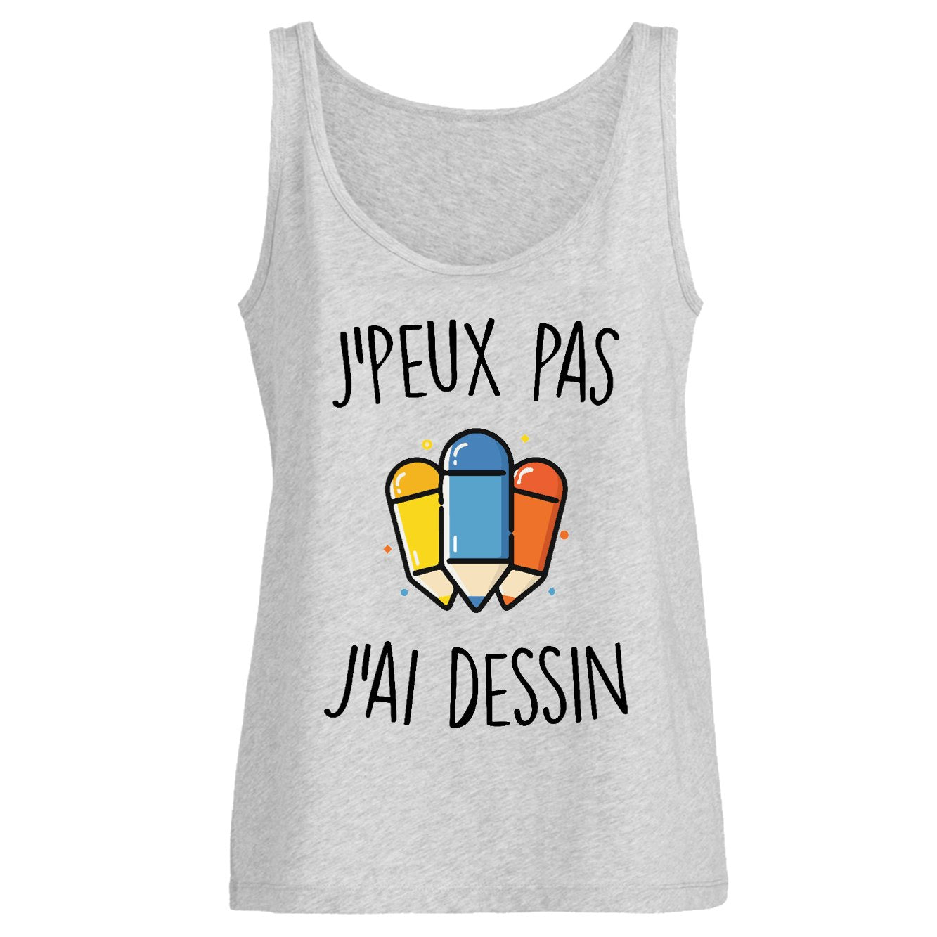 Débardeur Femme J'peux pas j'ai dessin