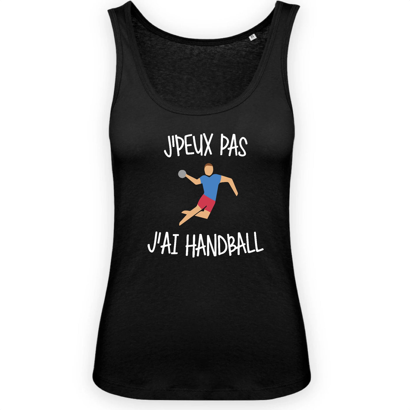 Débardeur Femme J'peux pas j'ai handball