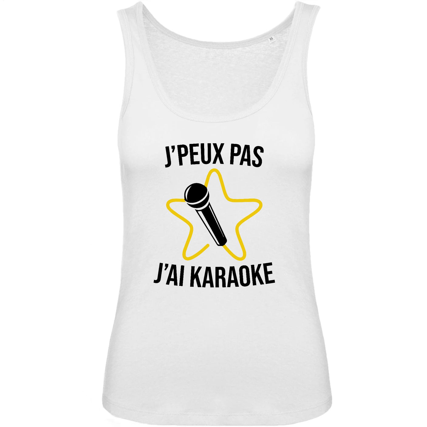 Débardeur Femme J'peux pas j'ai karaoke